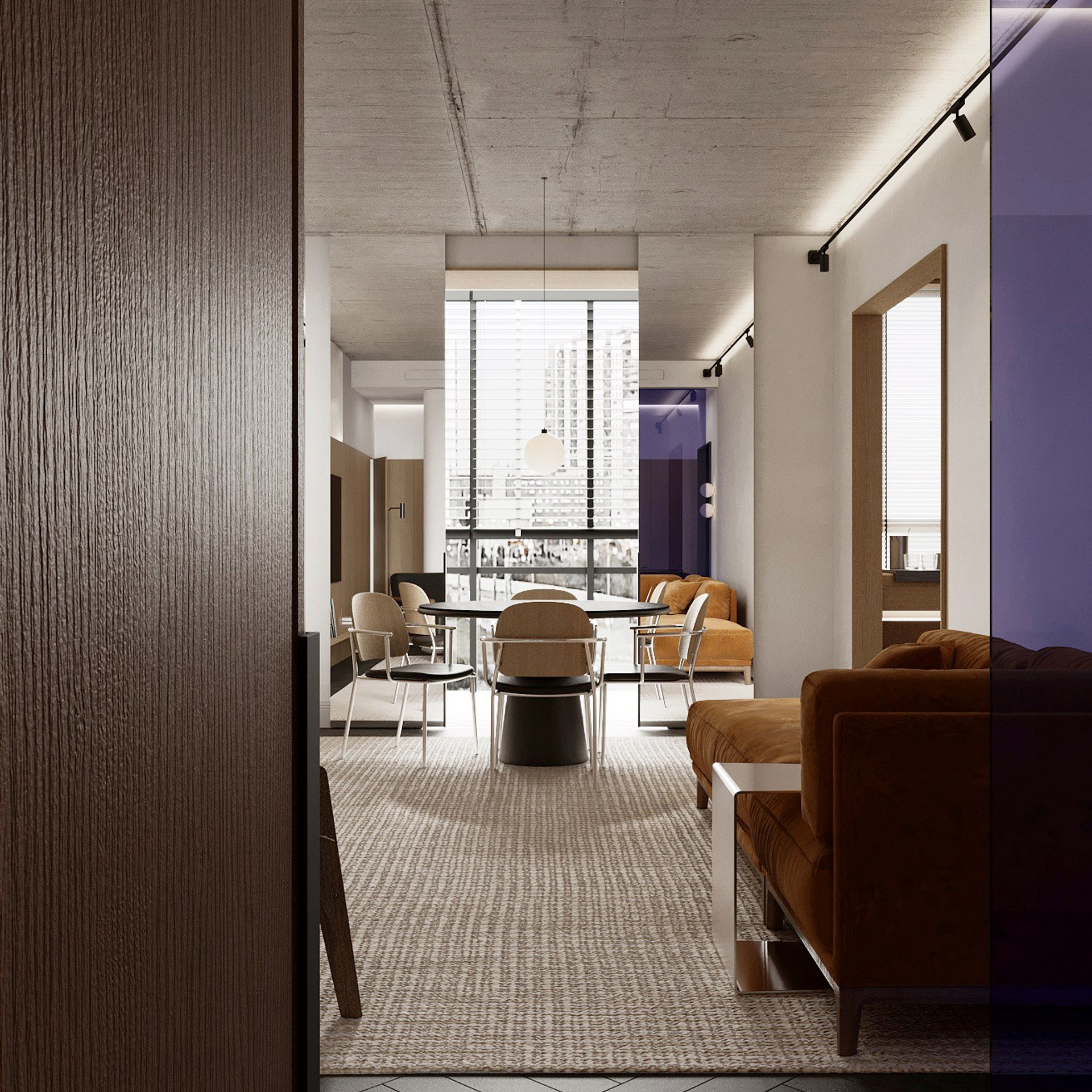 Четырехкомнатная квартира ЖК «Новоостровский» г. Красноярск