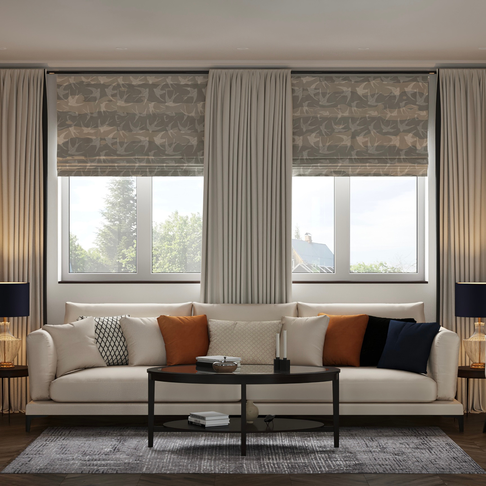 Двухэтажный дом в пригороде Красноярска