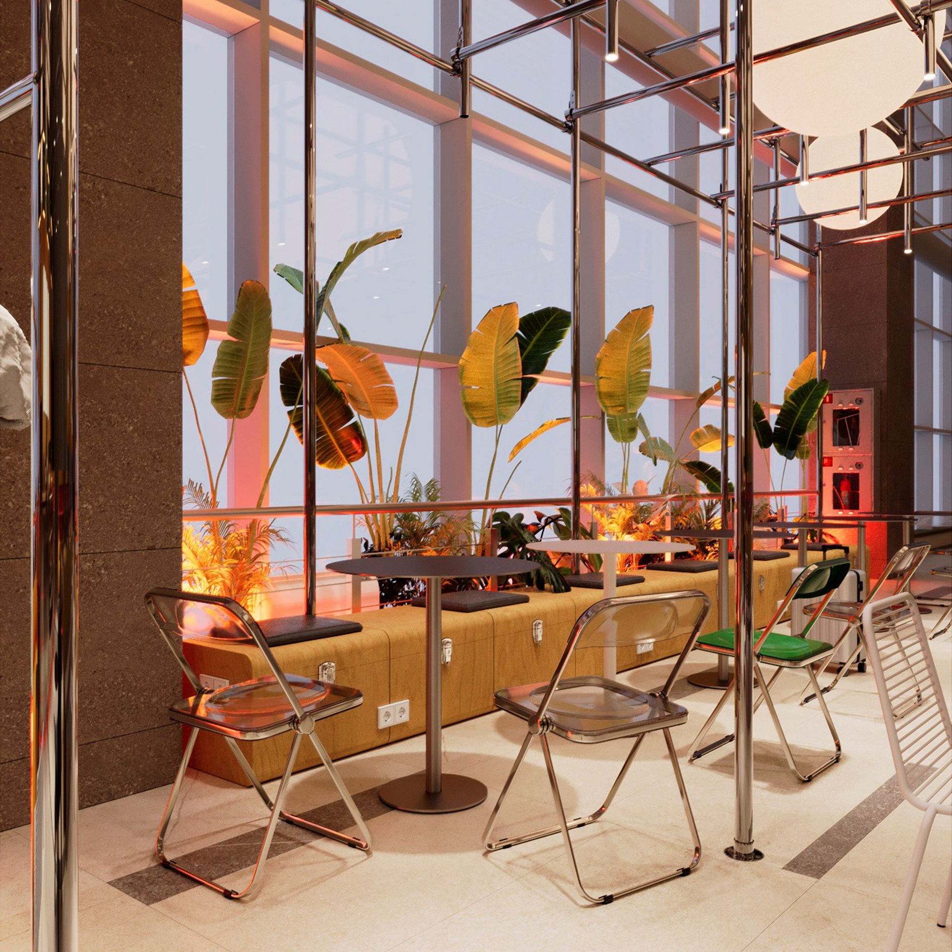 Кофейня в аэропорту г. Красноярска