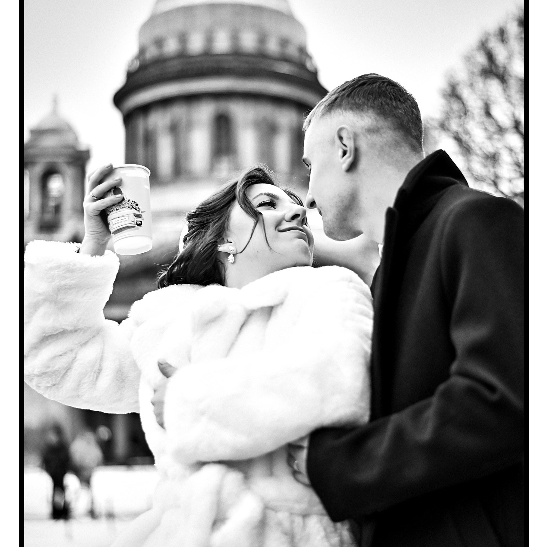 Дмитрий и Алёна | ЧБ