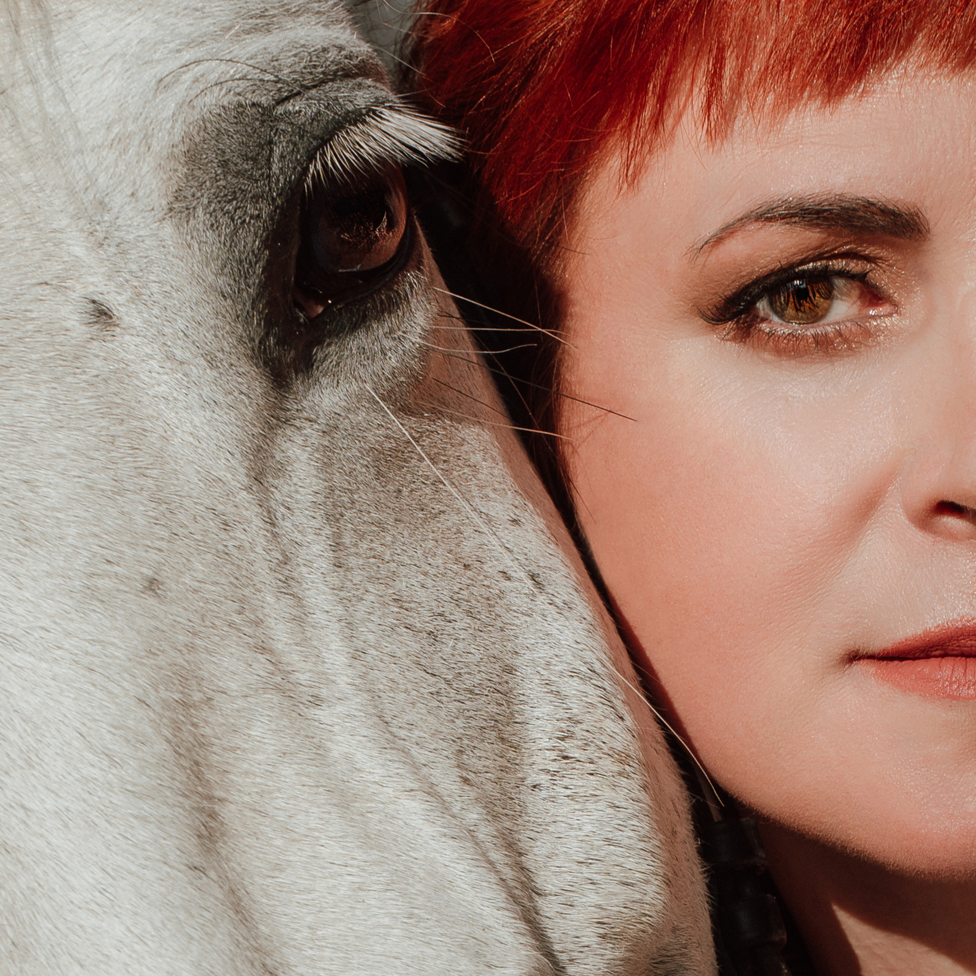 Ольга на конюшне (осень)