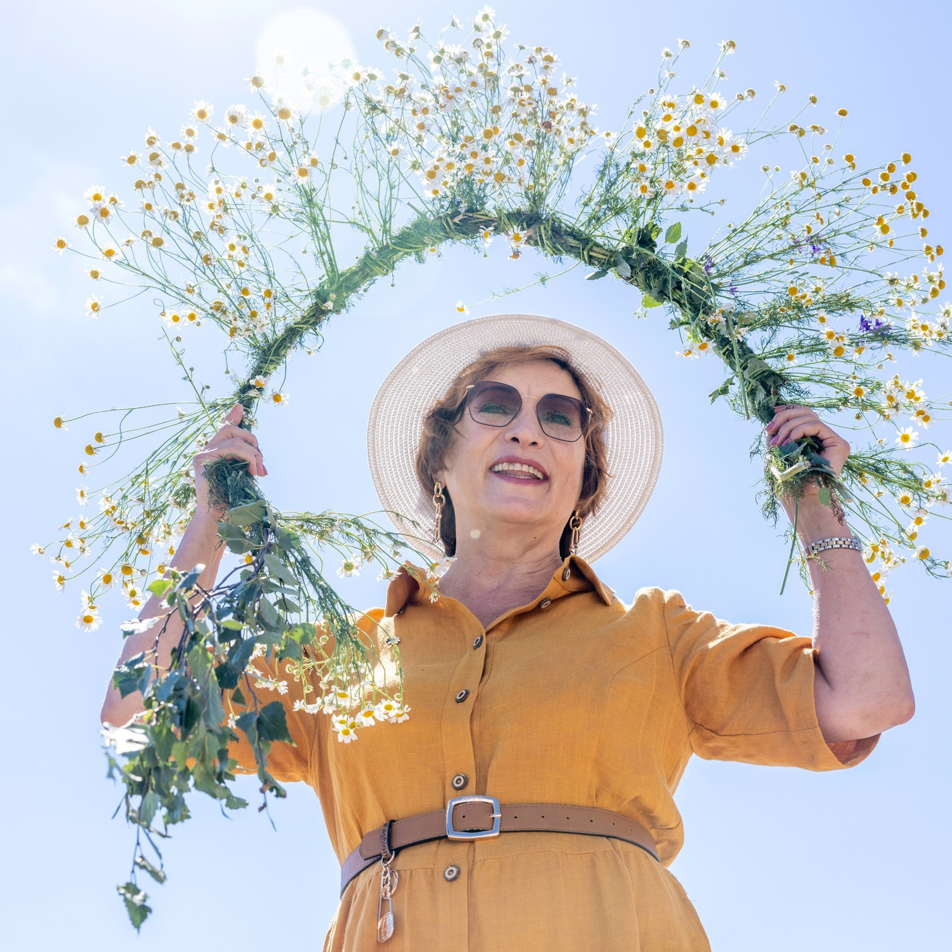Фестиваль «Ромашковый хоровод». Северная ходьба.