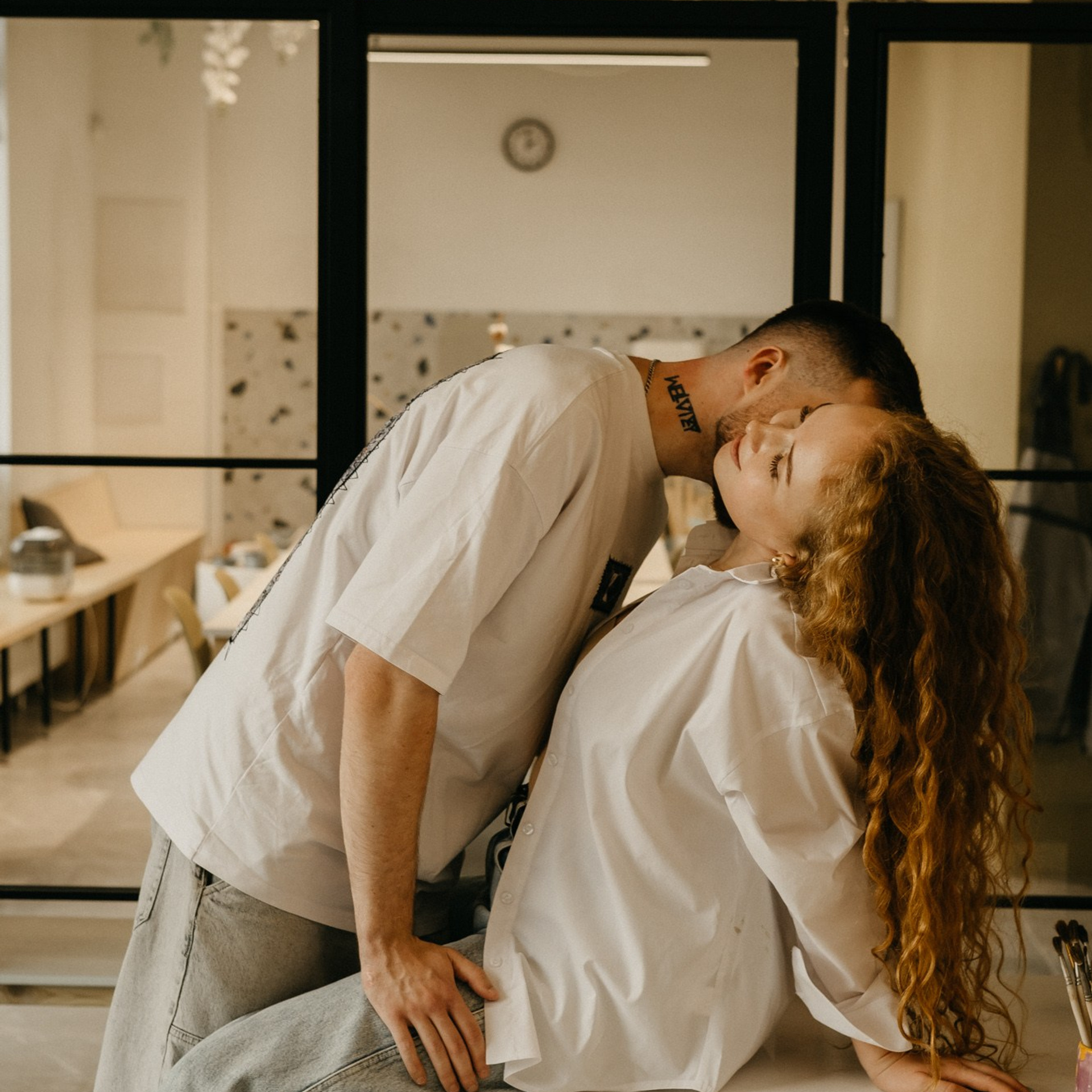 в гончарной мастерской