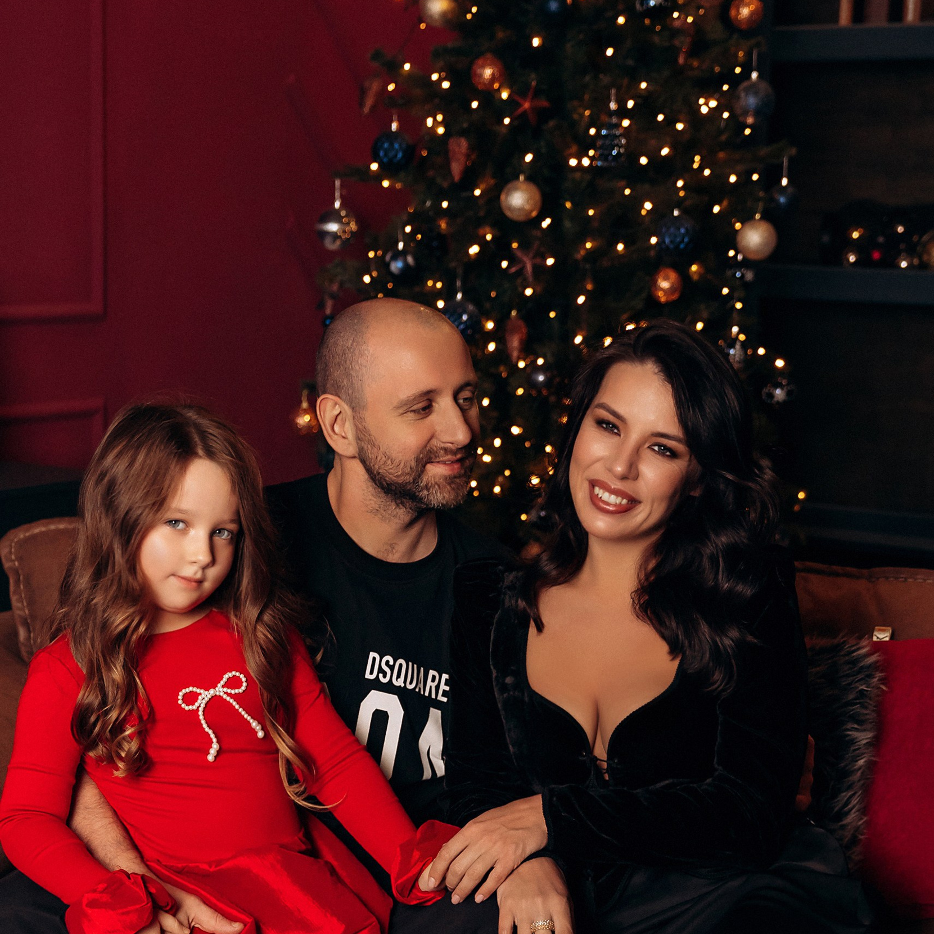 Юлия Полина Алексей Новый год