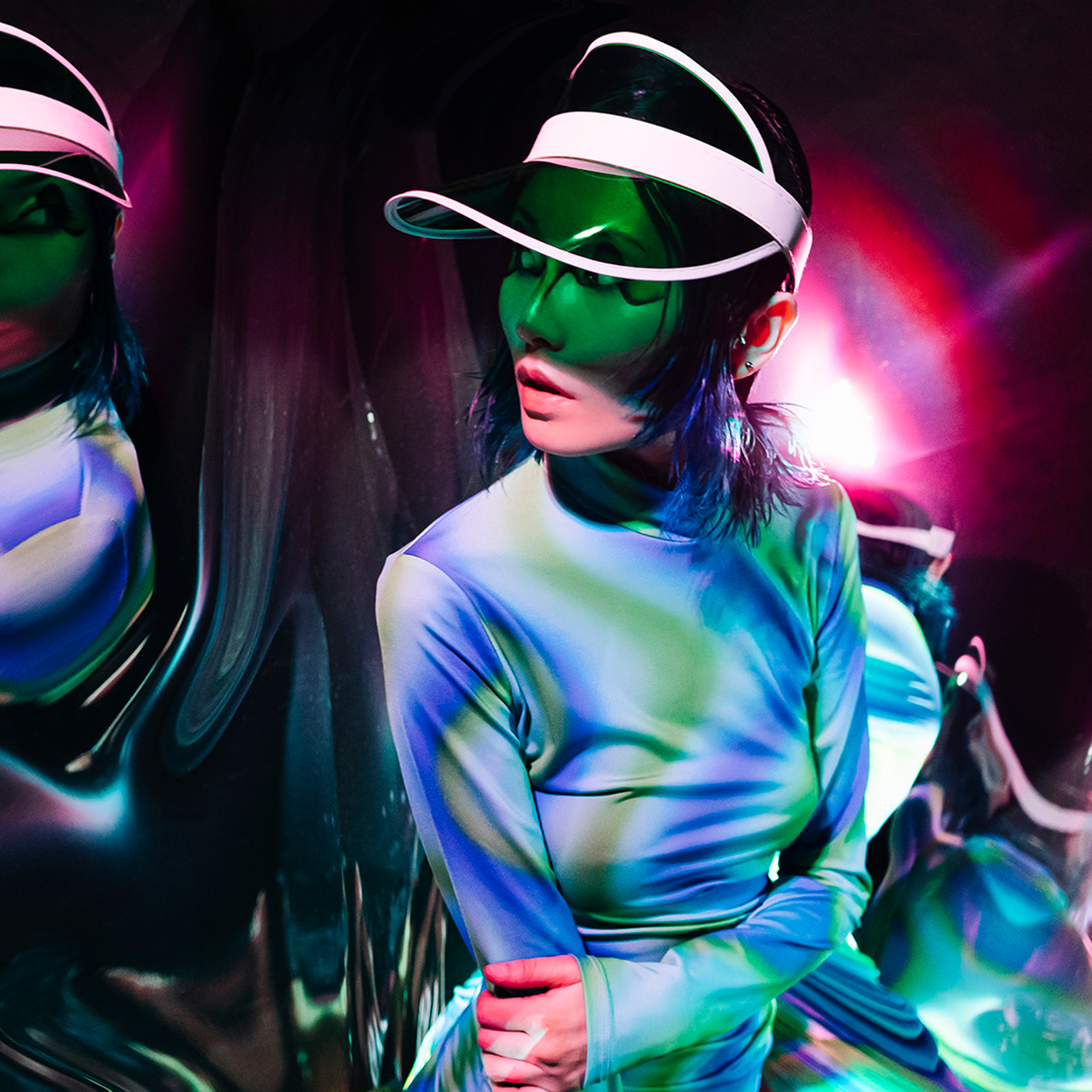 Кадры с воркшопа с проектором