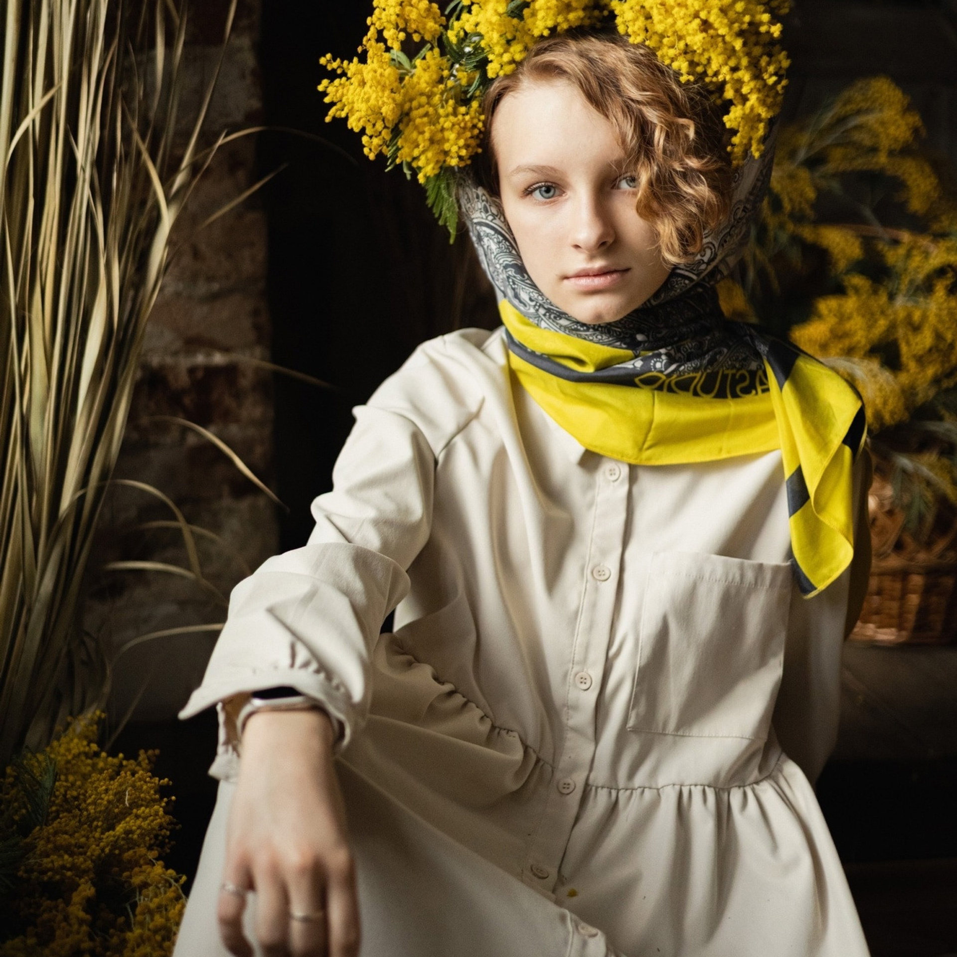 Мама и дочка проект мимоза