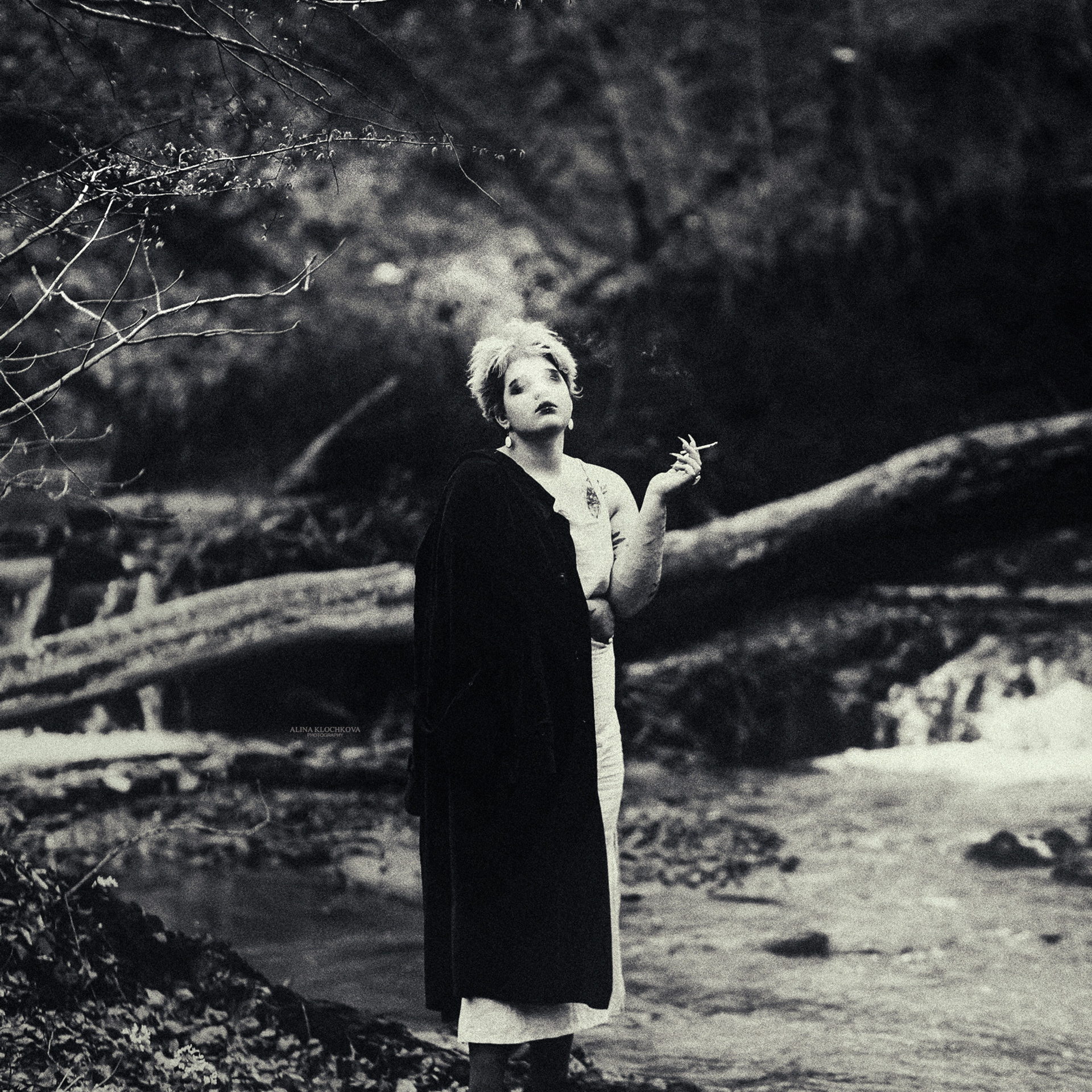 Чб портрет