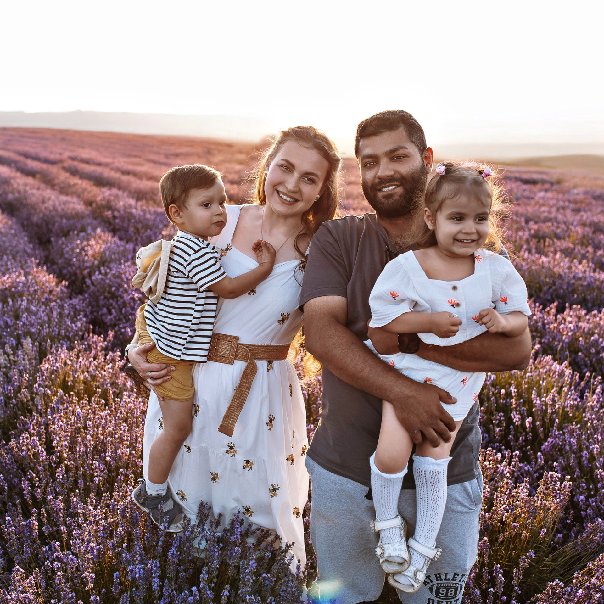 Семейная прогулка в Лаванде | Фотодень Лаванда