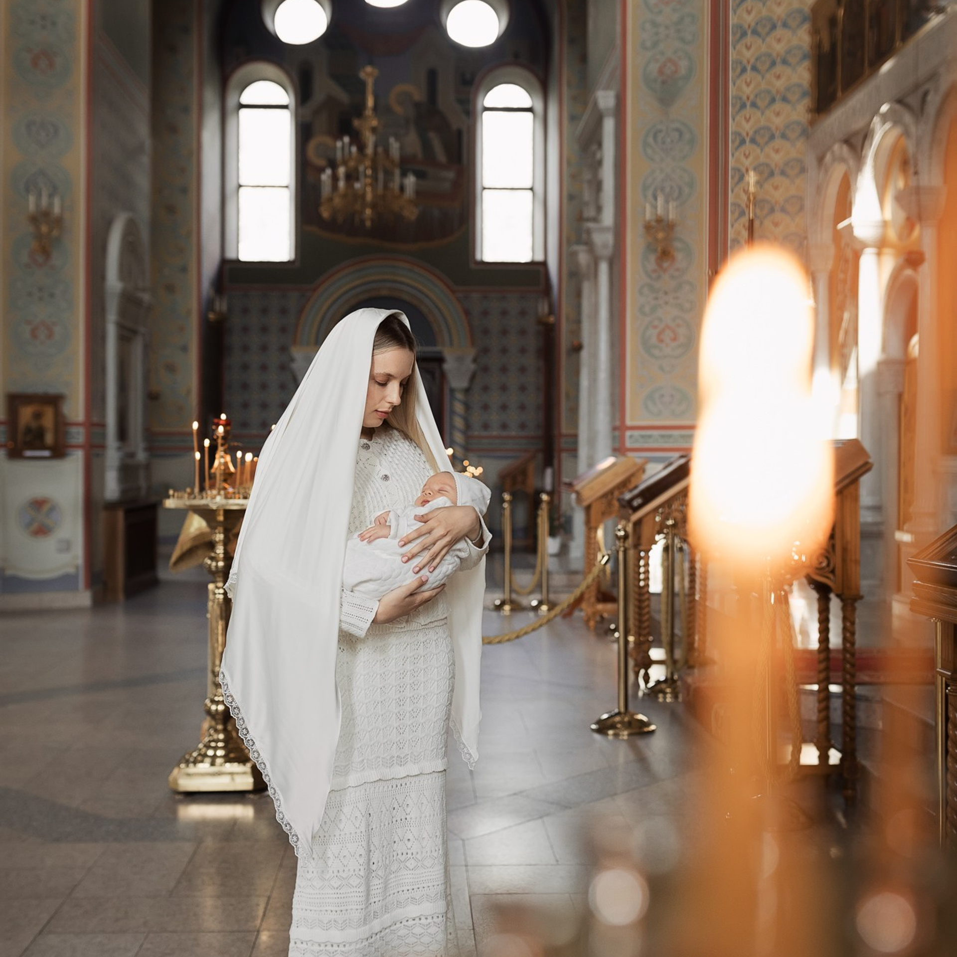 Крещение в храме Преподобного Сергия Радонежского