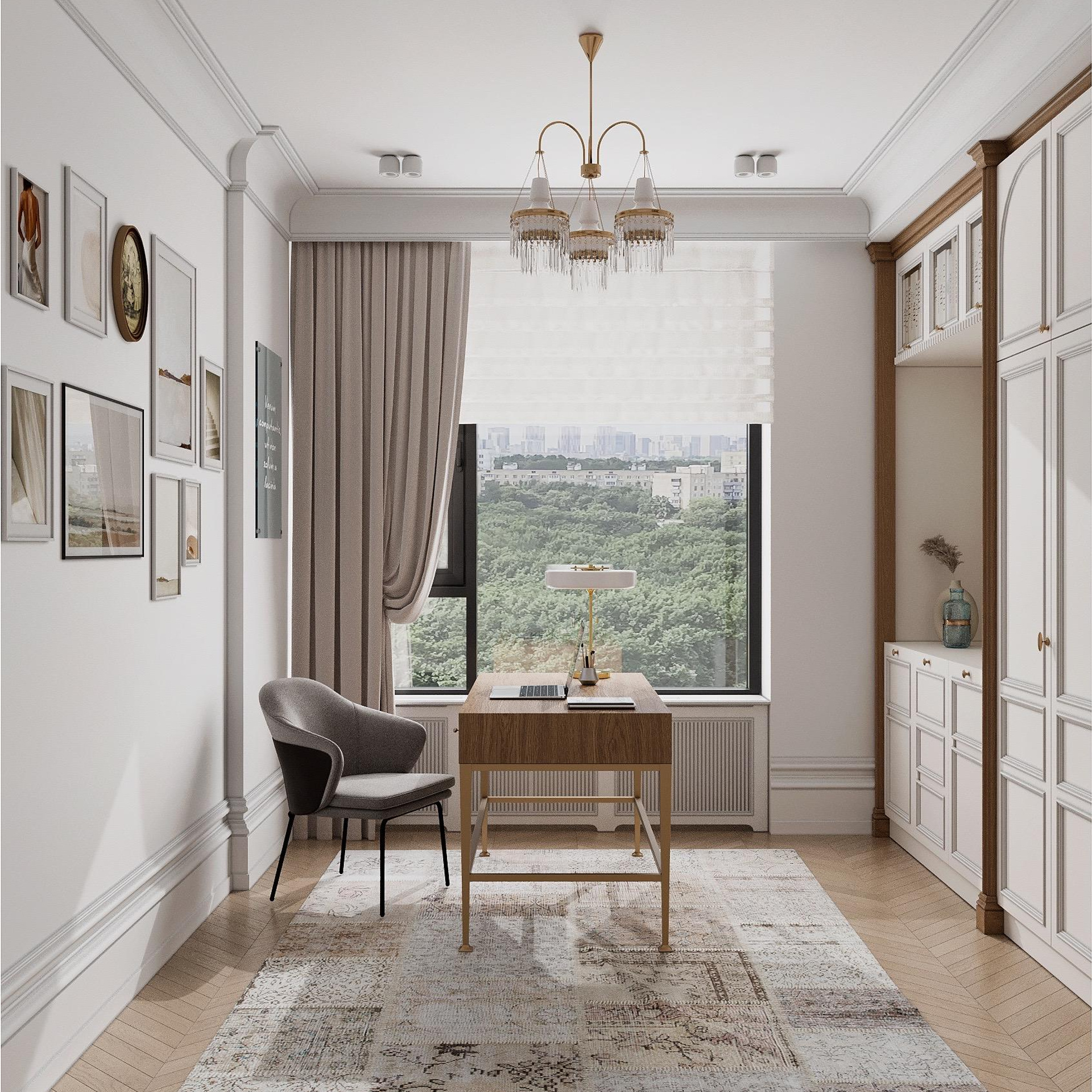 Квартира ЖК «Кверкус», 150 м². Дизайн интерьера домов и квартир в Москве