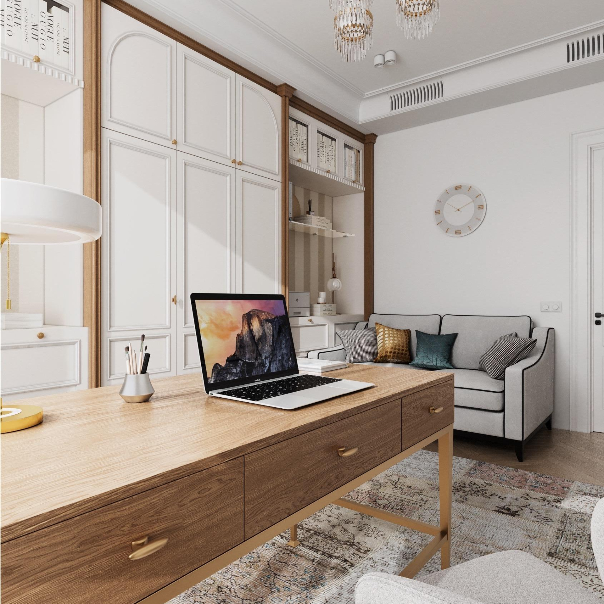 Квартира ЖК «Кверкус», 150 м². Дизайн интерьера домов и квартир в Москве