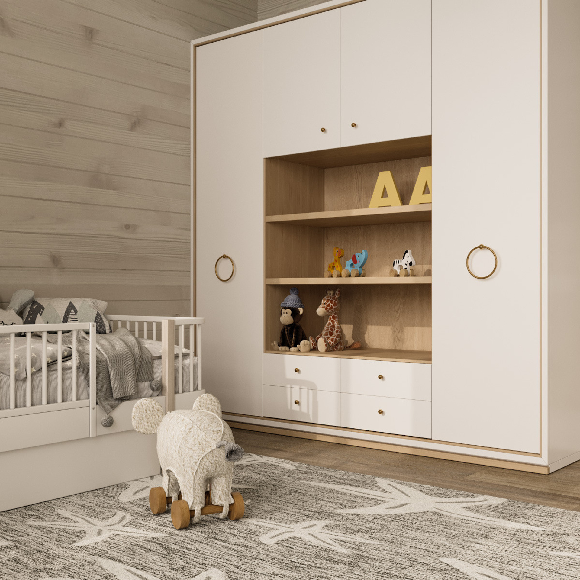 Дом из клееного бруса, 310 м². Дизайн интерьера домов и квартир в Москве