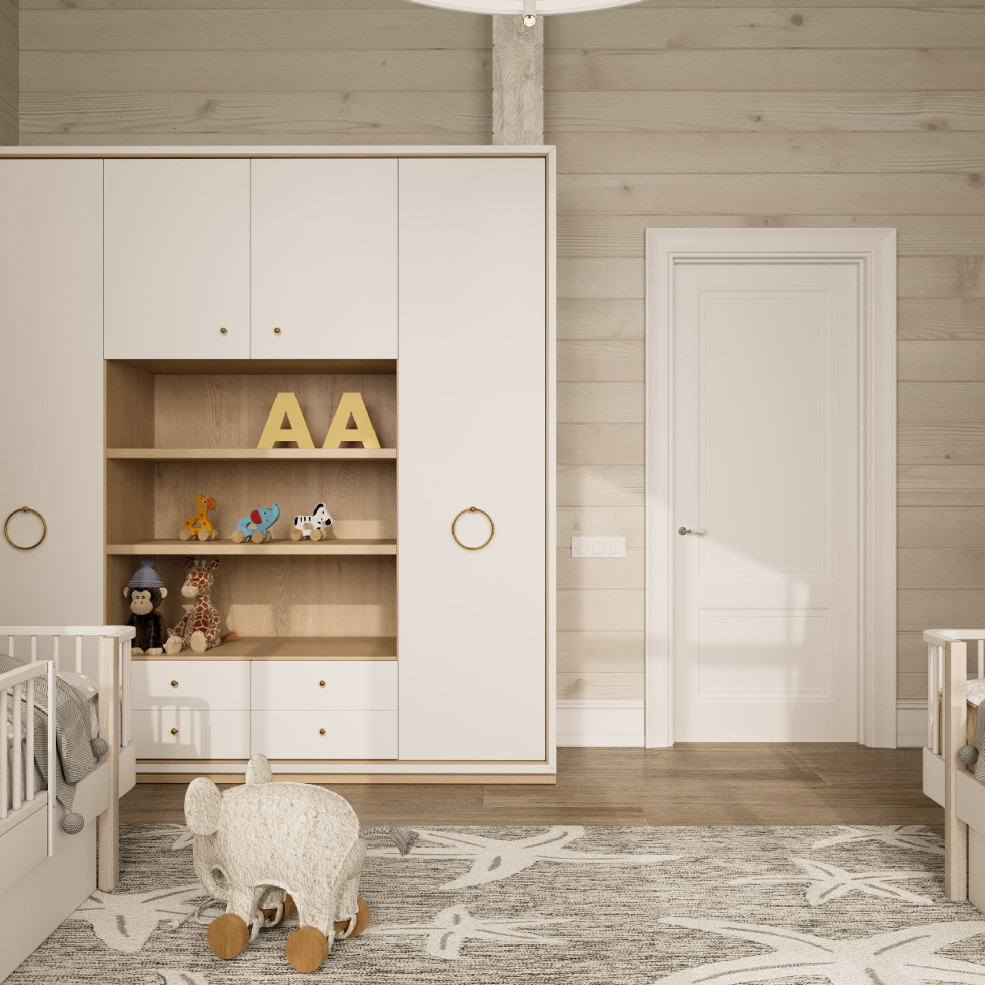 Дом из клееного бруса, 310 м². Дизайн интерьера домов и квартир в Москве