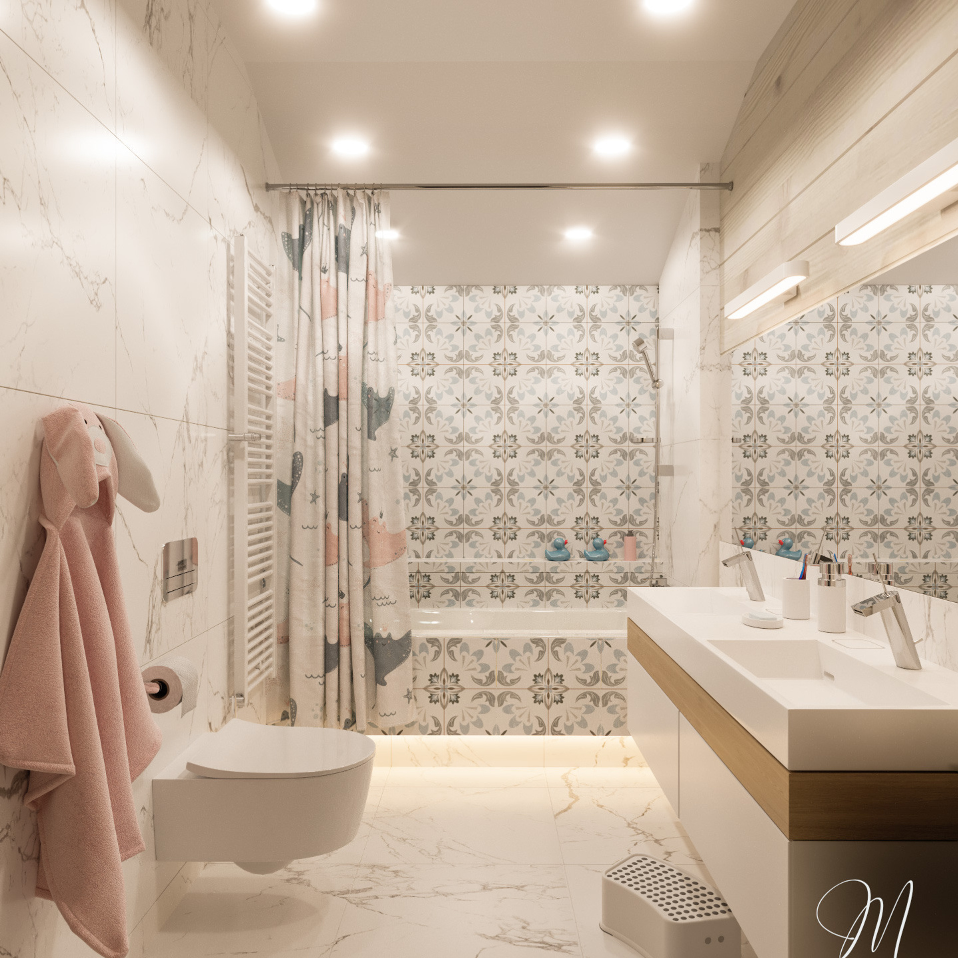 Дом из клееного бруса, 310 м². Дизайн интерьера домов и квартир в Москве