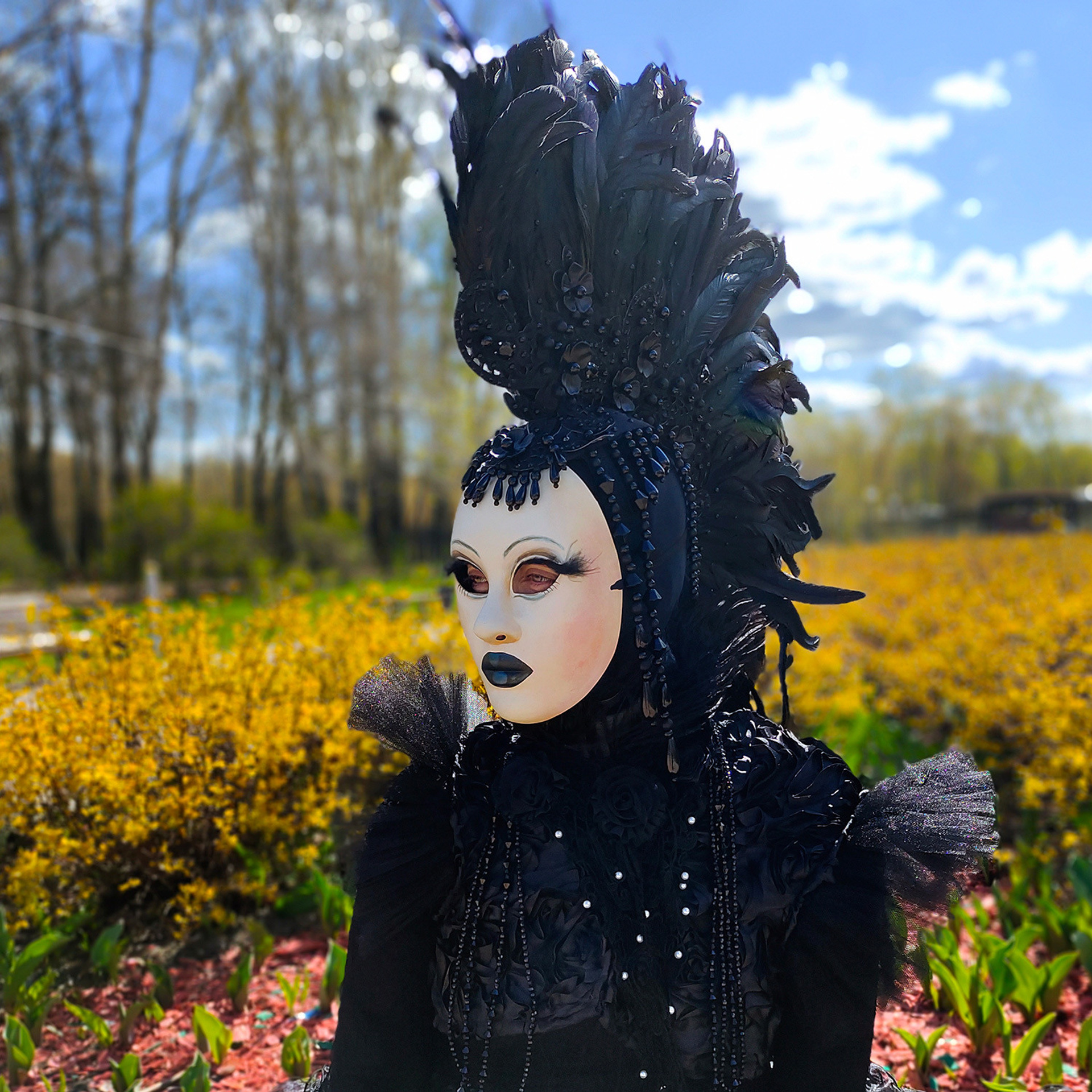 Блог. Фотографии, видео от Лисавлесу. Мимы и Ходулисты на встречу гостей. Москва