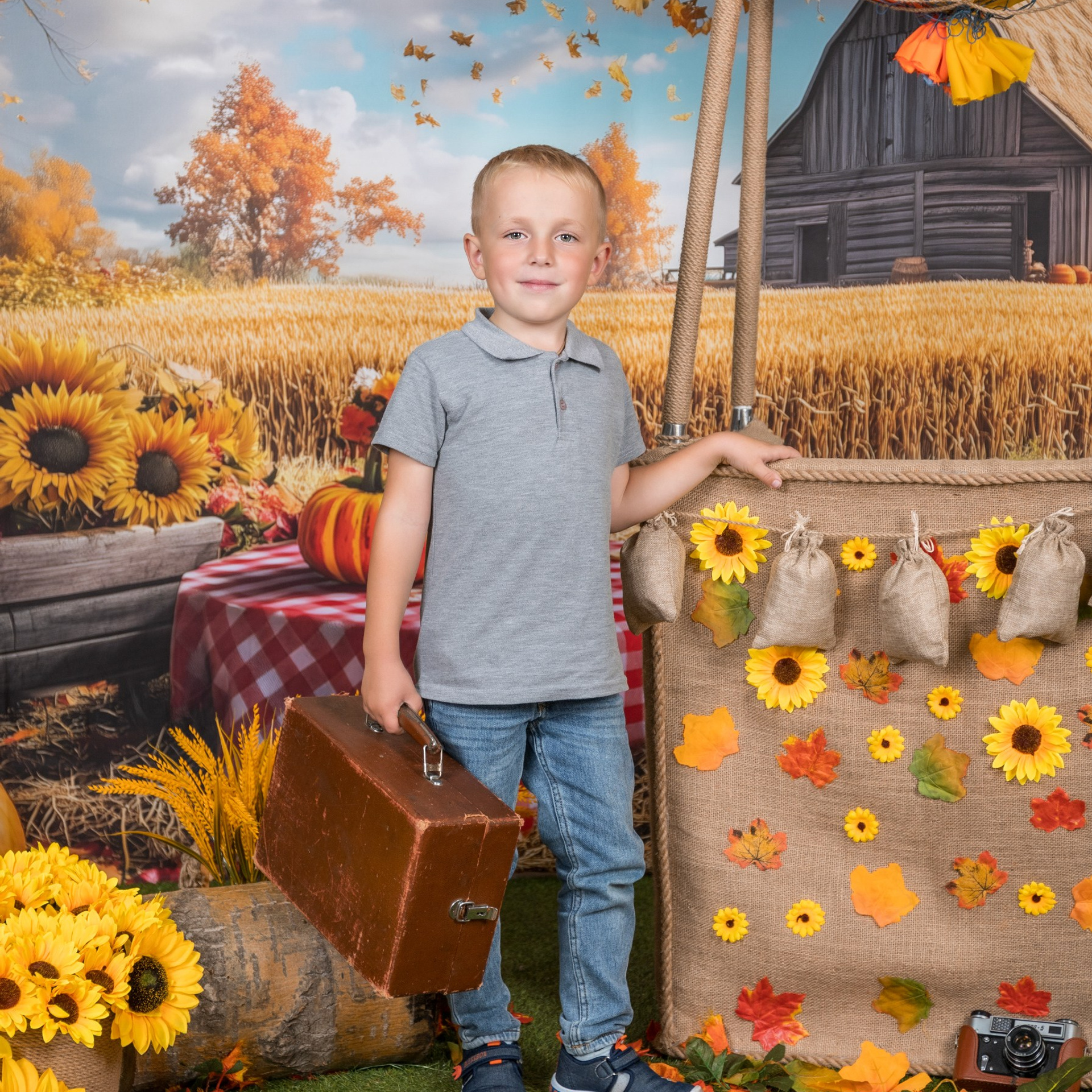 осень, на&nbsp;воздушном шаре