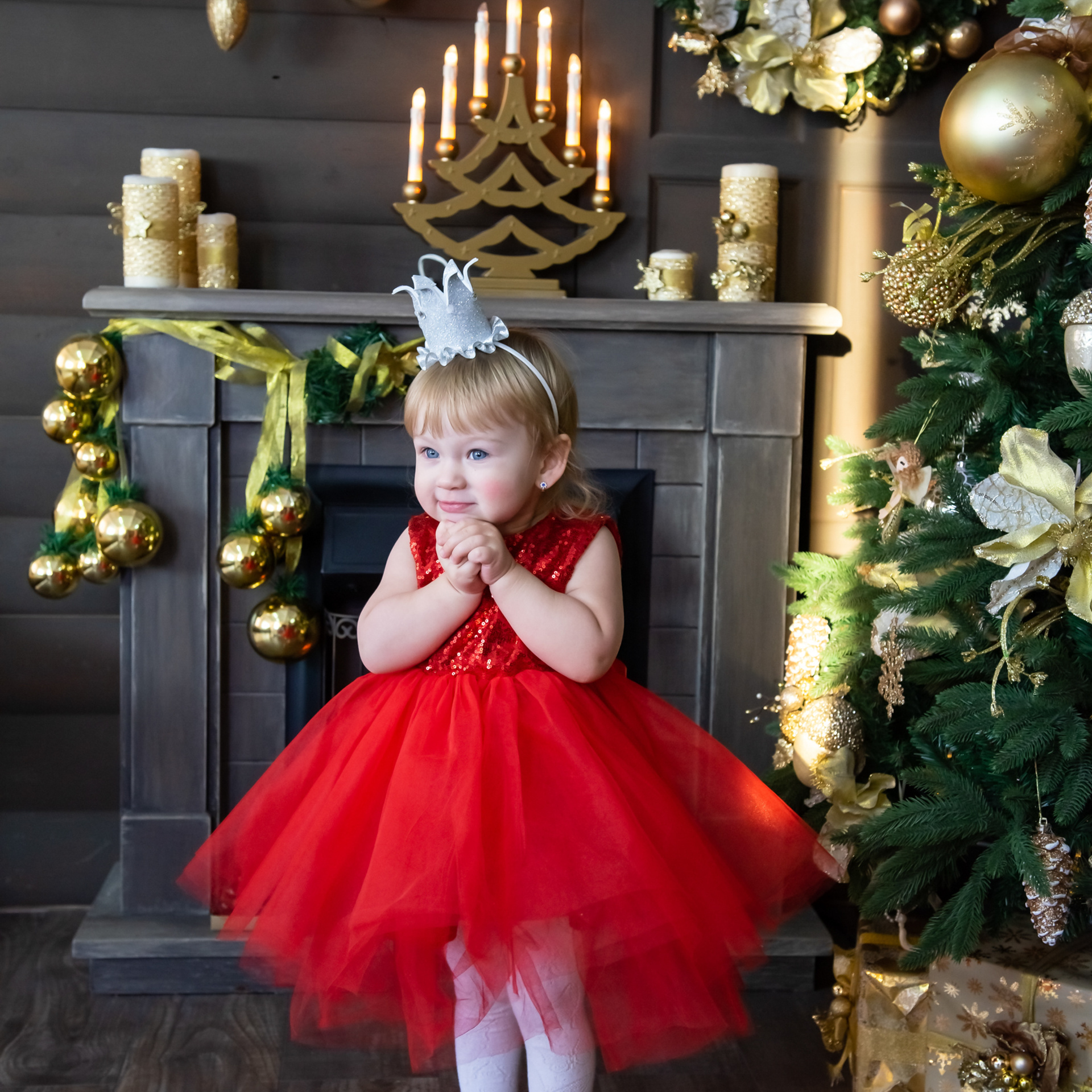 Семейная съёмка в студии «Эльф»