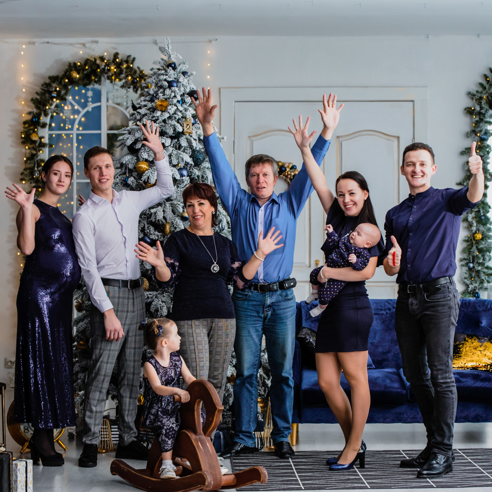 Семейная. Новогодняя. Студия Кловер