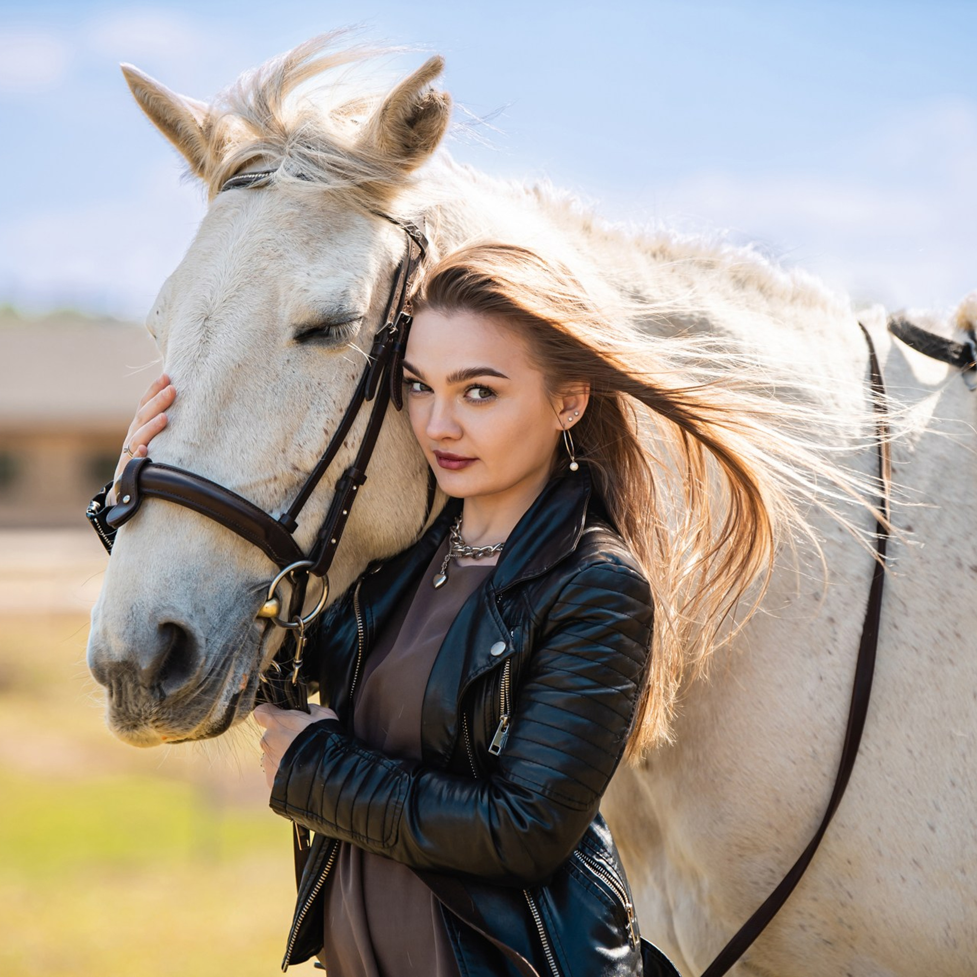 Фотосессия с лошадью в Долине Олха