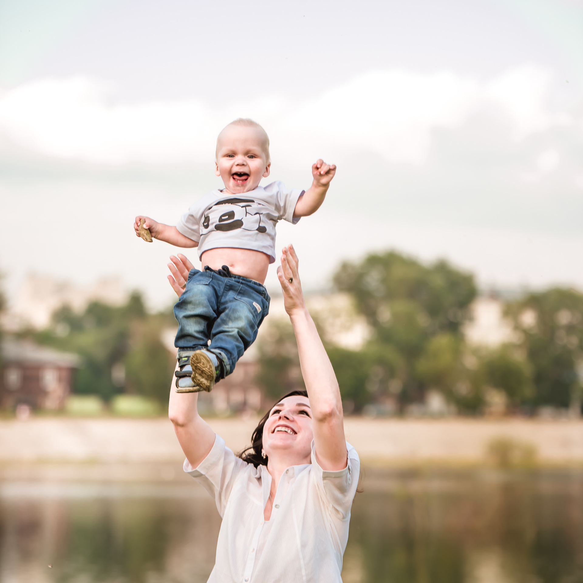 Анастасия и Назар с семьёй