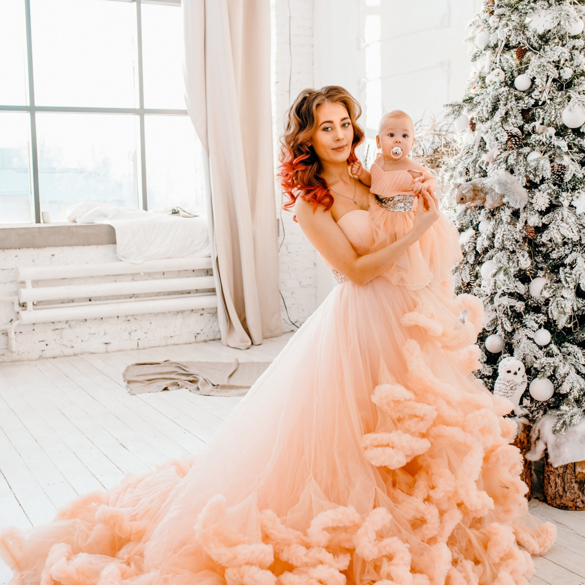 Платье-облако персикового цвета. Шнуровка. 42-46р. 2000р Есть детское