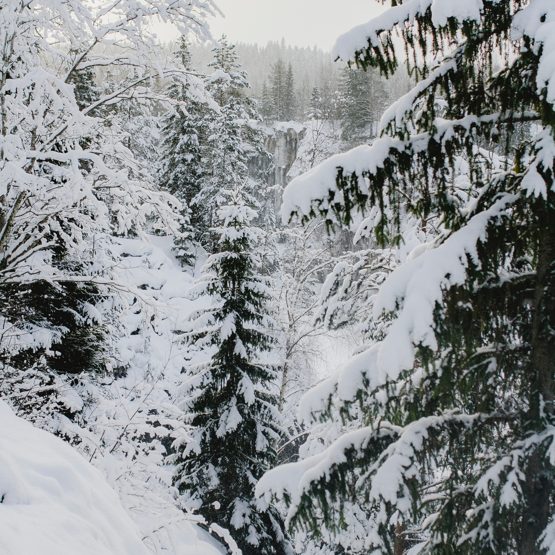 Рускеала Карелия (февраль 2018)