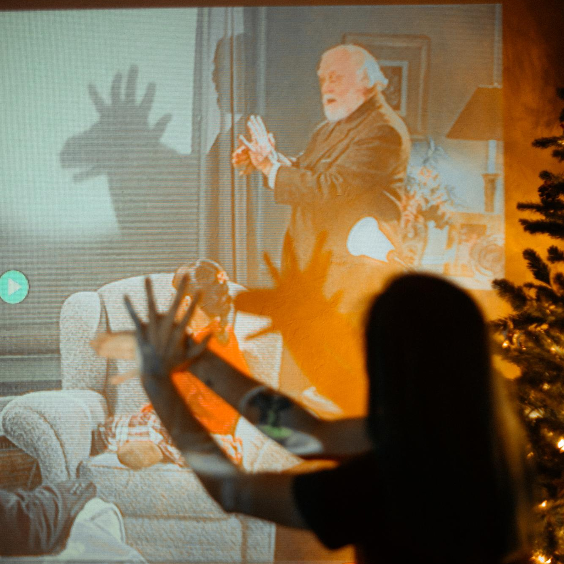 Алина. Домашняя, предновогодняя