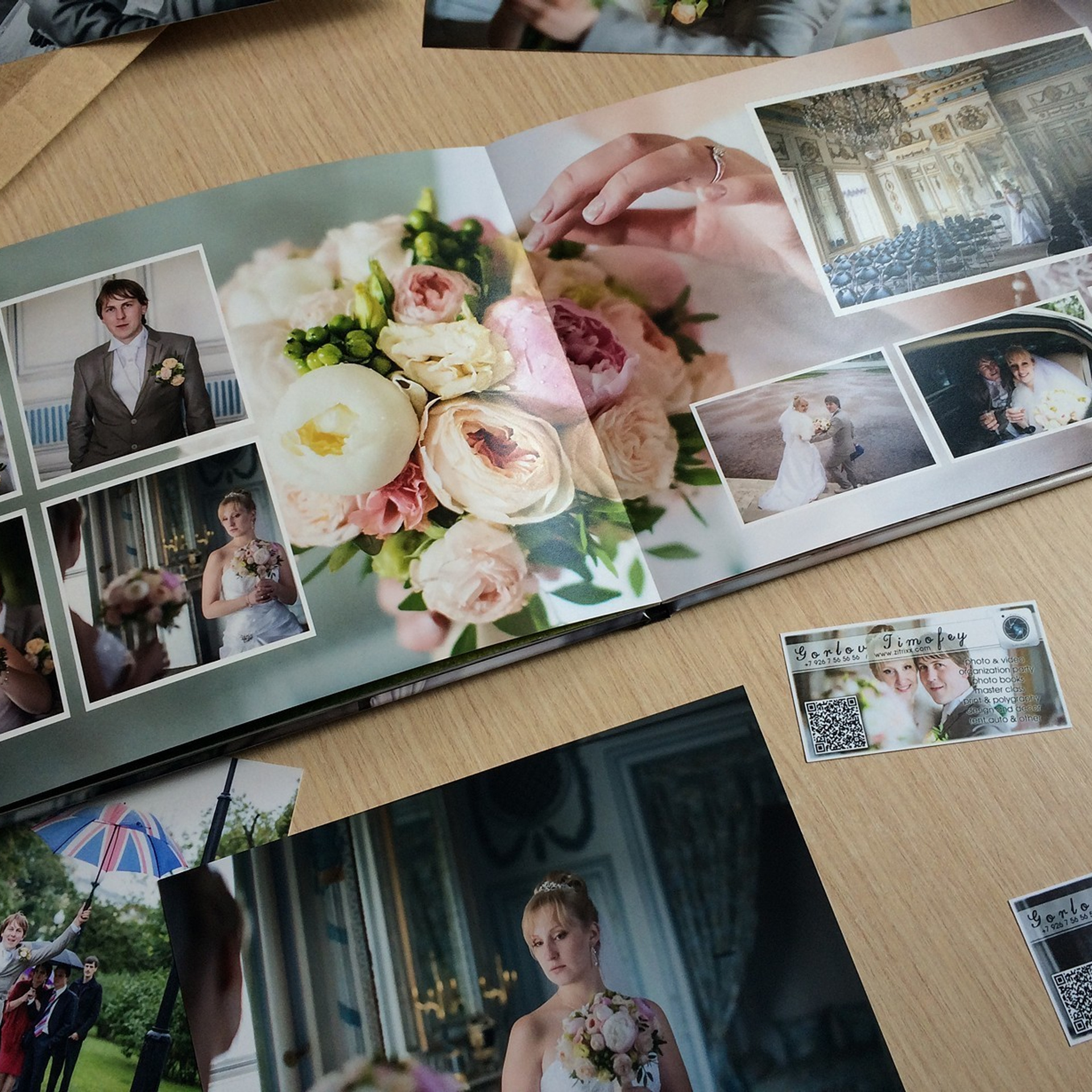 Печать фотокниги. Контент съемка под ключ. Световое шоу / Москва и Мо