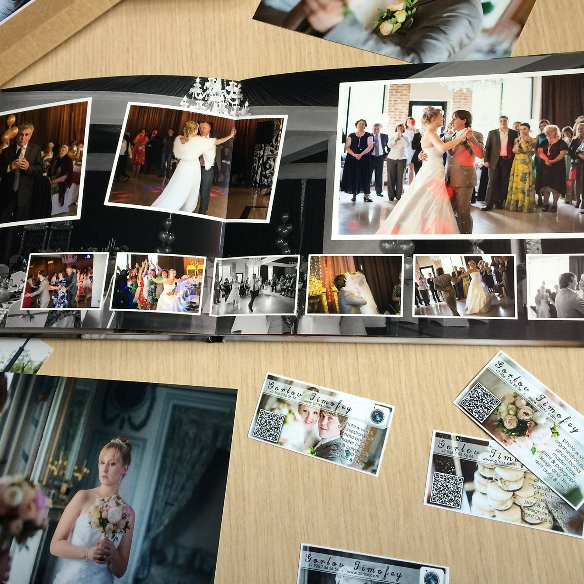 Печать фотокниги. Контент съемка под ключ. Световое шоу / Москва и Мо