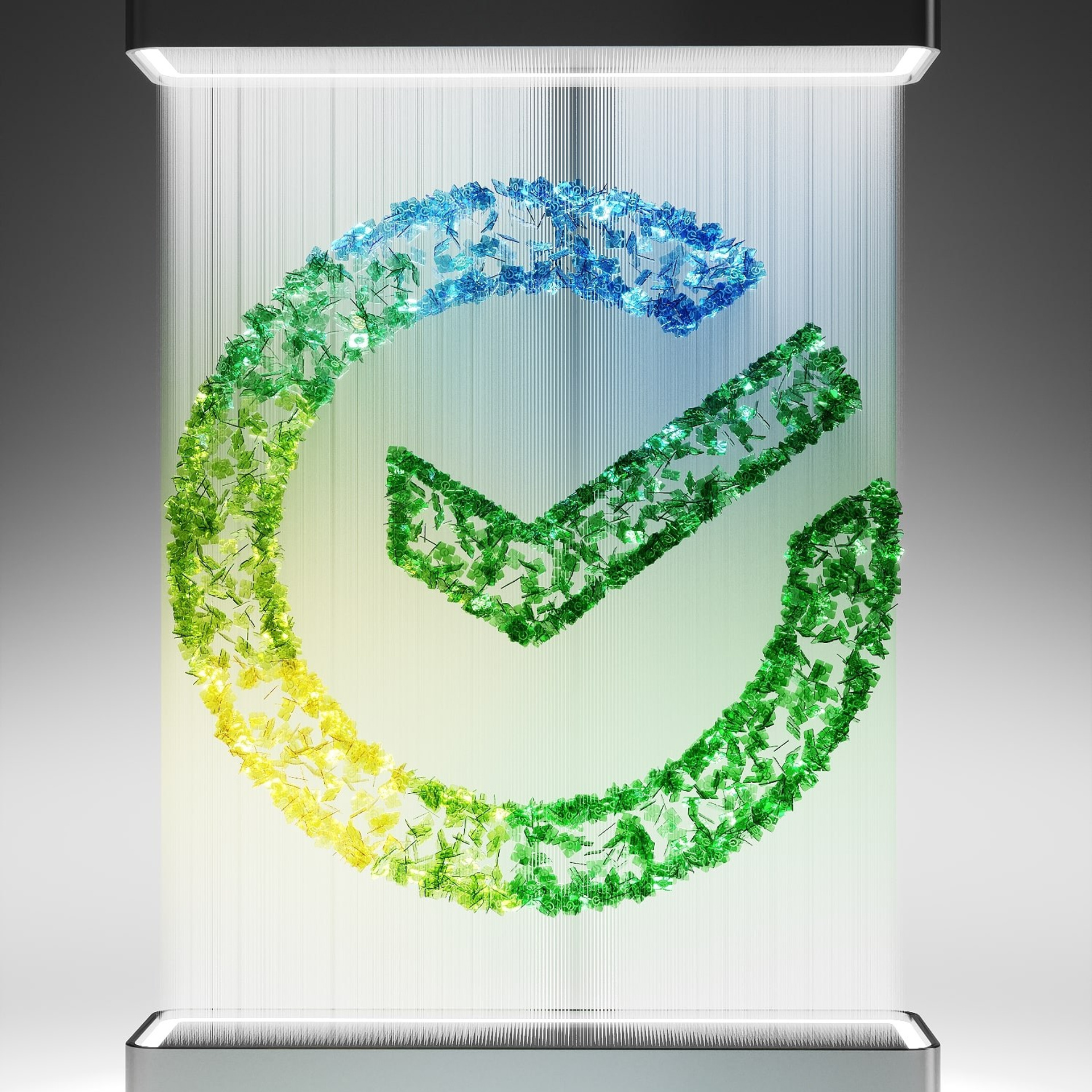 Объемно-пространственная инсталляция «СБЕР»