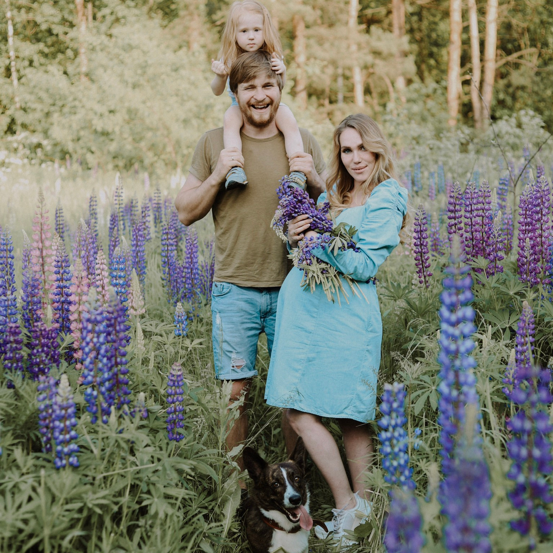 Екатерина и семья