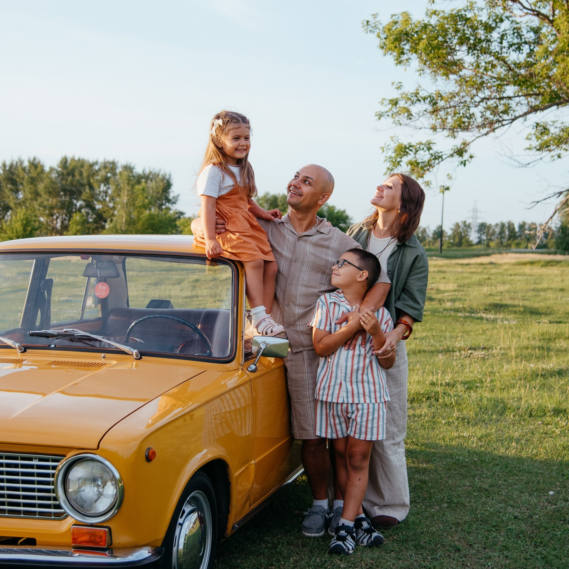 Катя, Сергей, Семен, Вера. Семейный фотограф в Омске Смирнова Светлана
