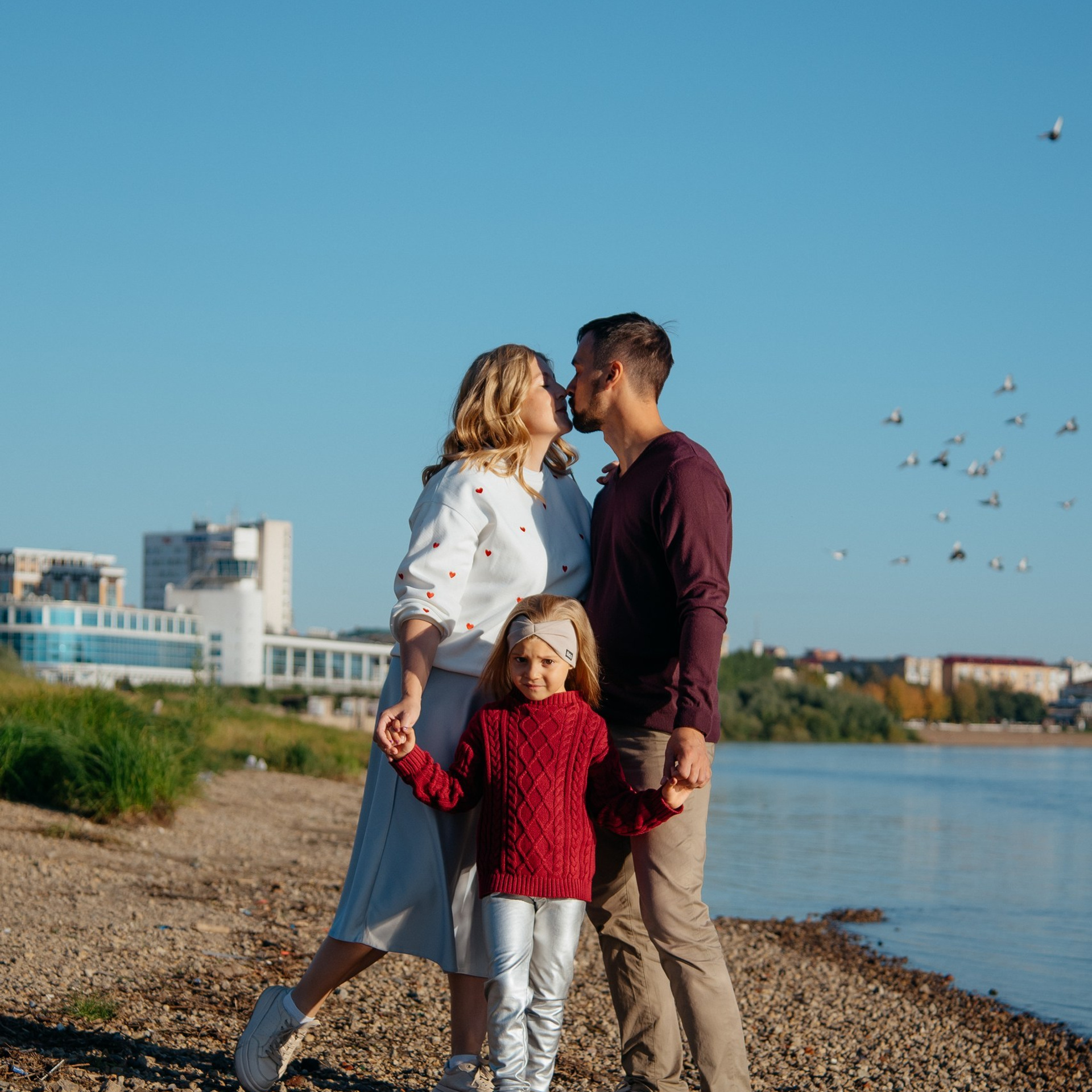 Антон, Олеся и Лиза. Семейный фотограф в Омске Смирнова Светлана
