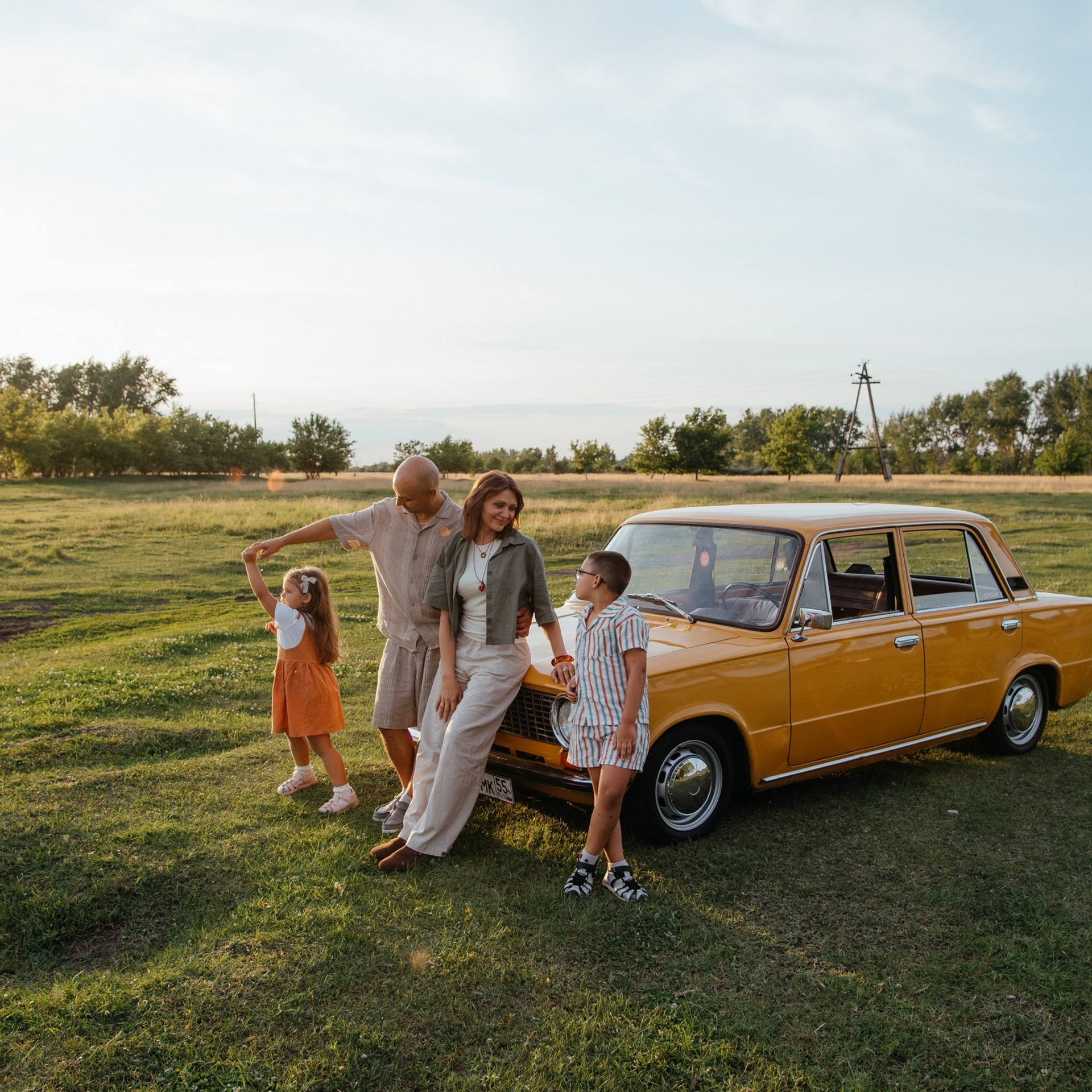 Катя, Сергей, Семен, Вера