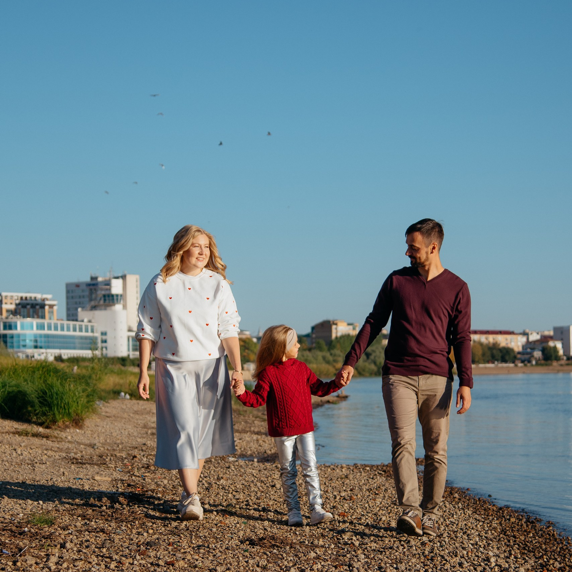 Антон, Олеся и Лиза. Семейный фотограф в Омске Смирнова Светлана