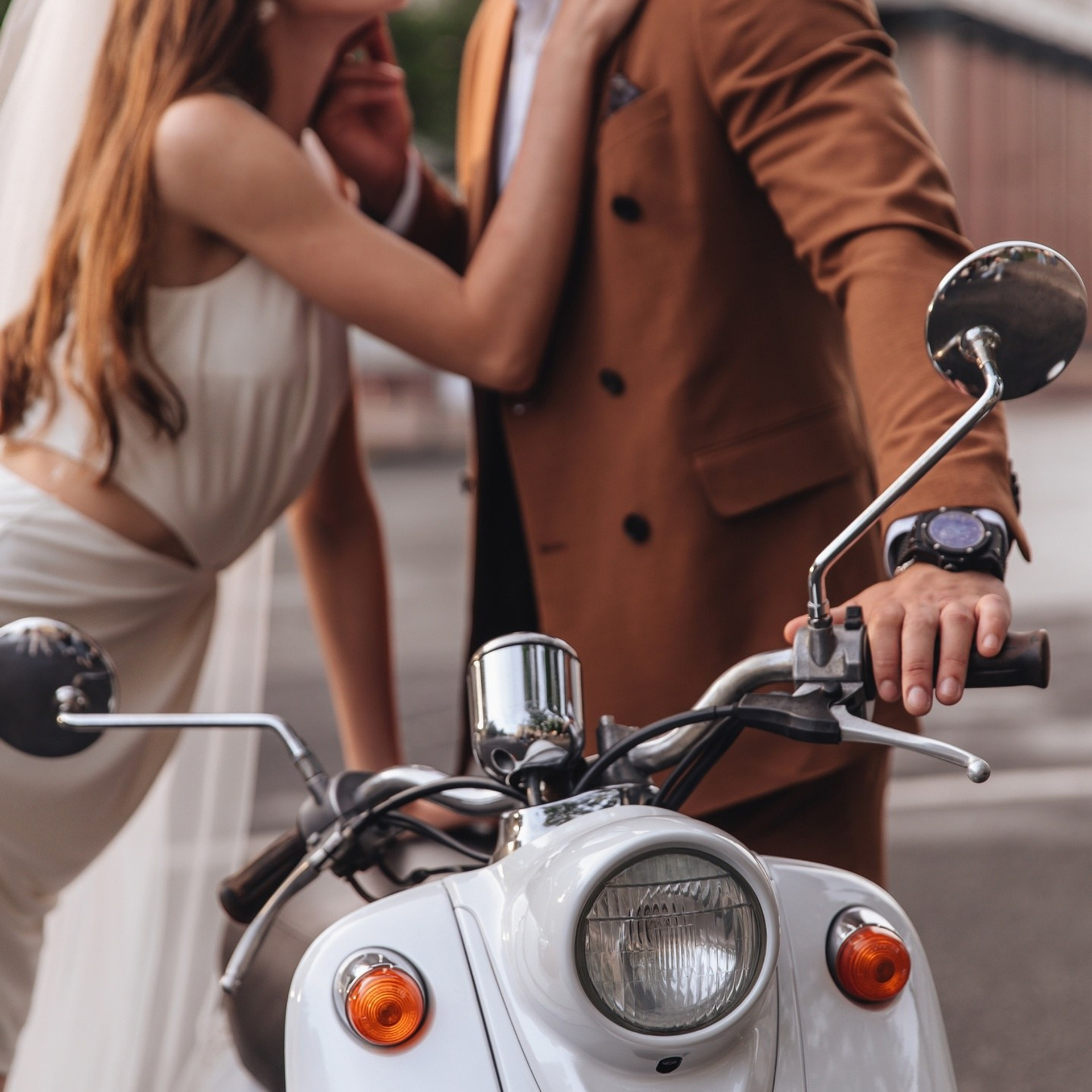 Свадьба с мопедом