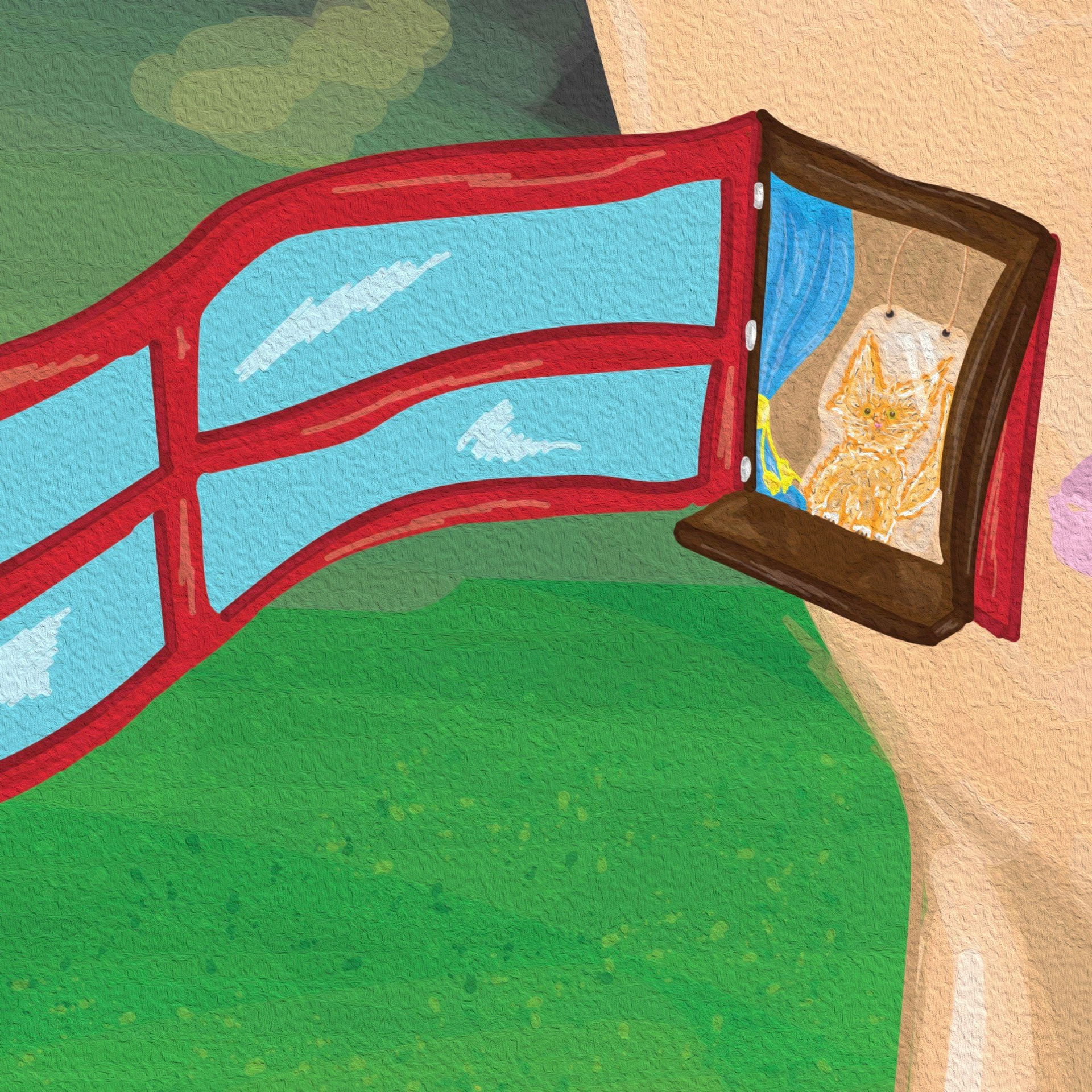 Reflection of introversion. Art bureau Absurd