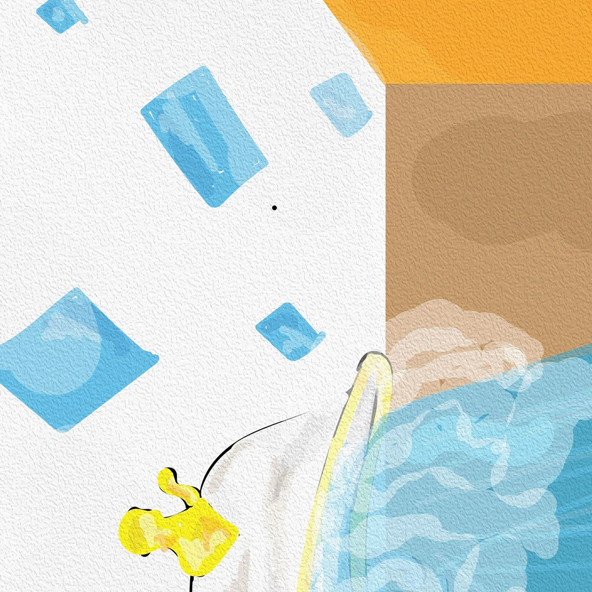 Triptych “Rooms” №3