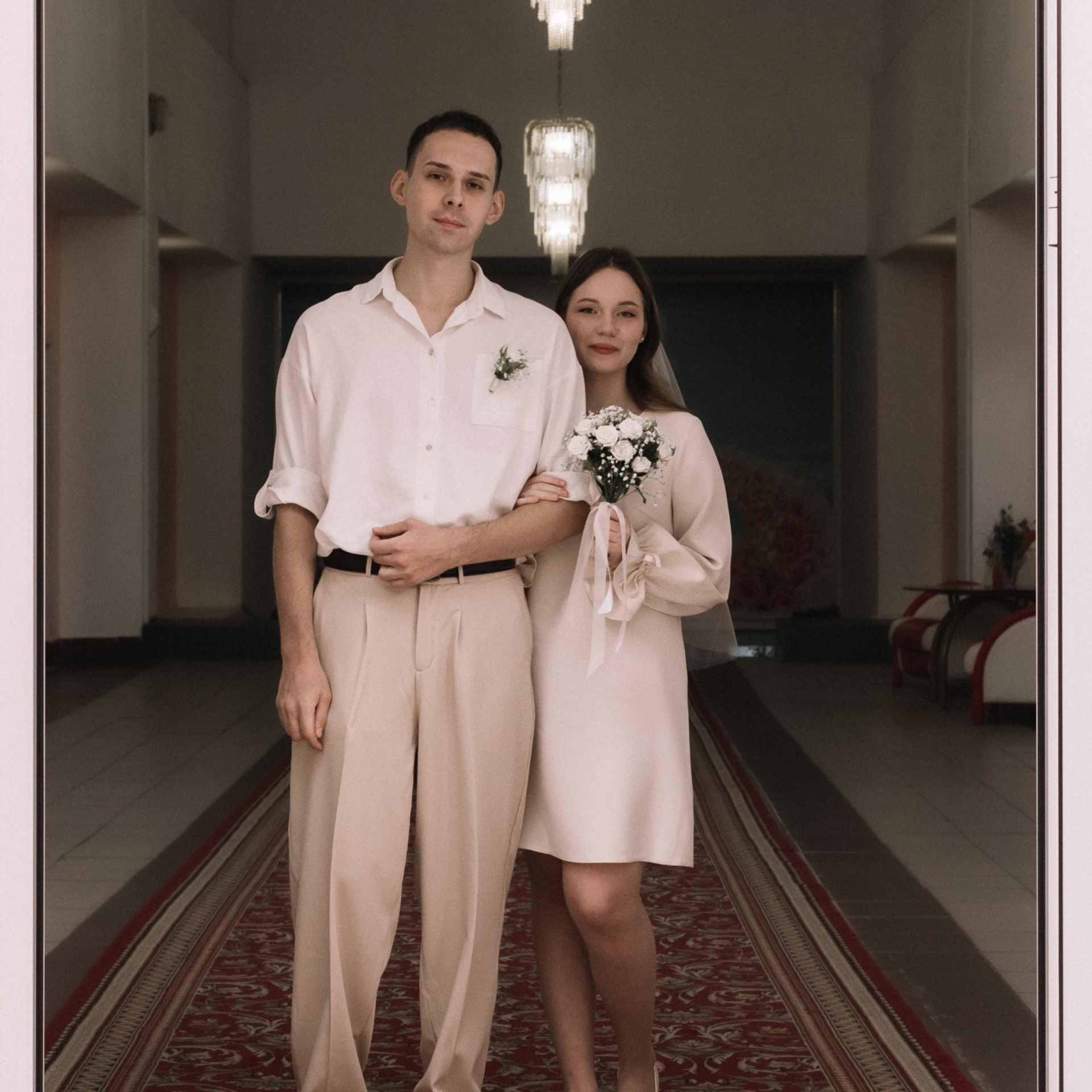 Ева и Артем в ЗАГСе