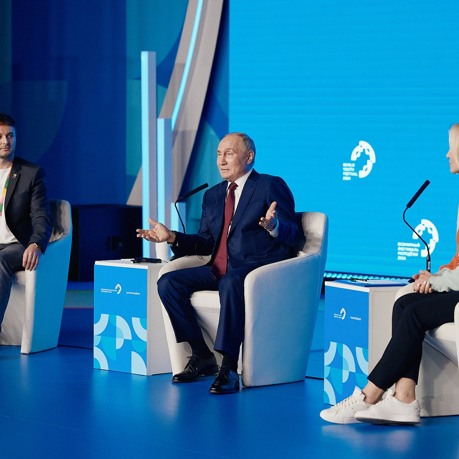 Всемирный Молодежный Форум. Официальные встречи. Сочи, март 2023 г. Фотограф Григорий Сотников