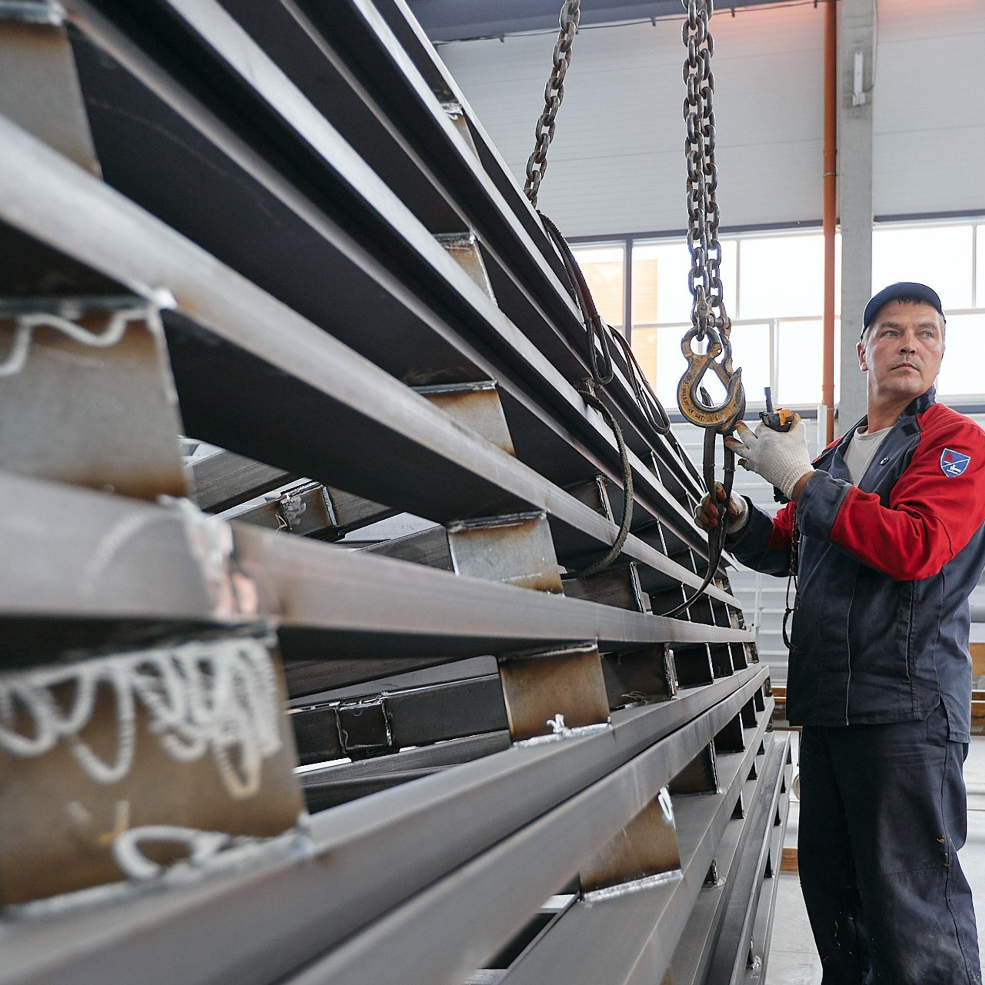 Съёмка на производственной площадке компании «ЮгСтальМонтаж», Краснодар. Фотограф Григорий Сотников