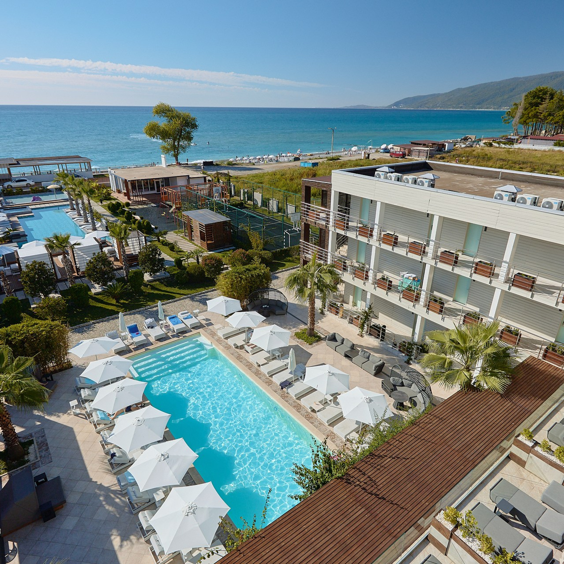 Отель «Аквамарин», Гагра, Абхазия. Фотограф Григорий Сотников