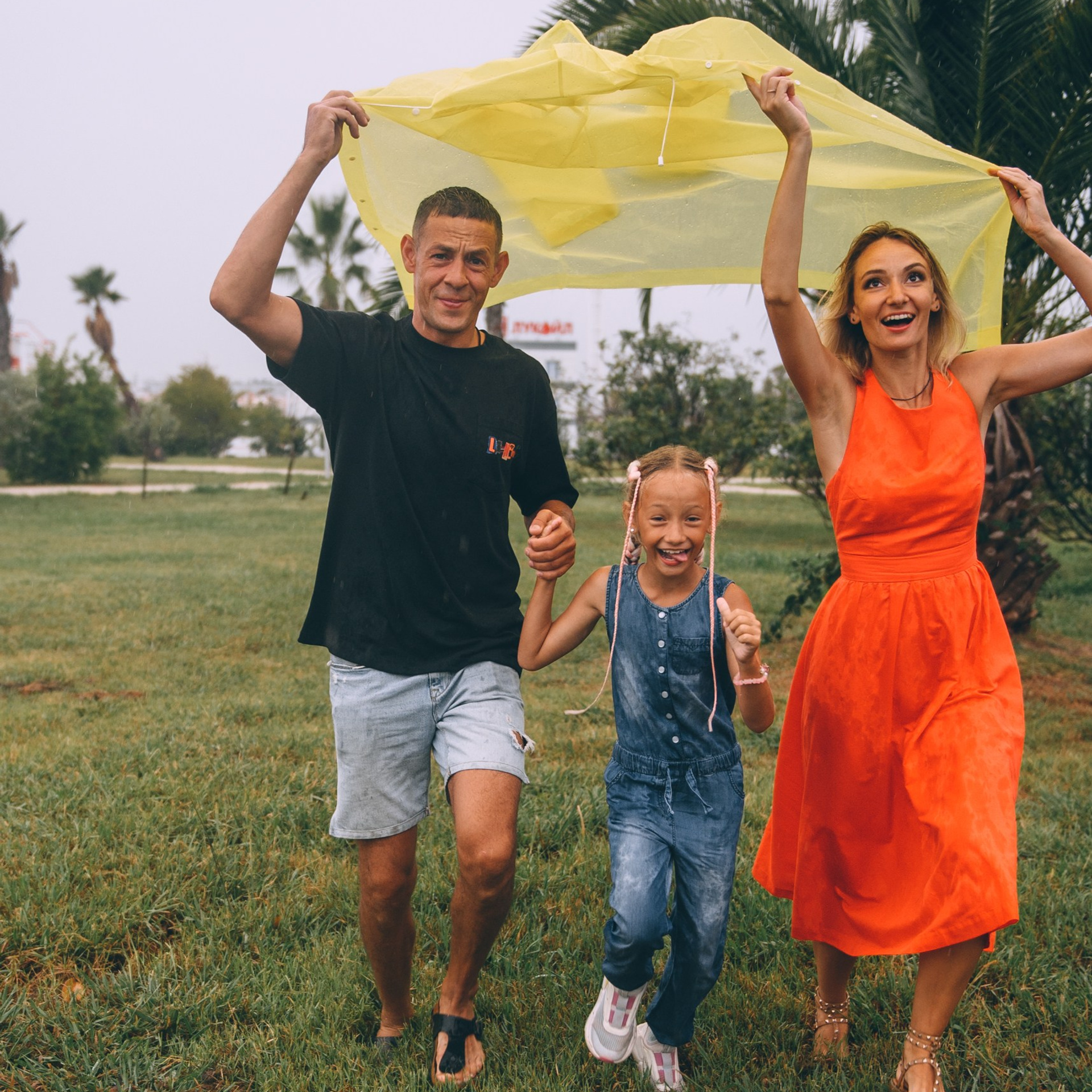 Под летним дождем. Орнитологический парк