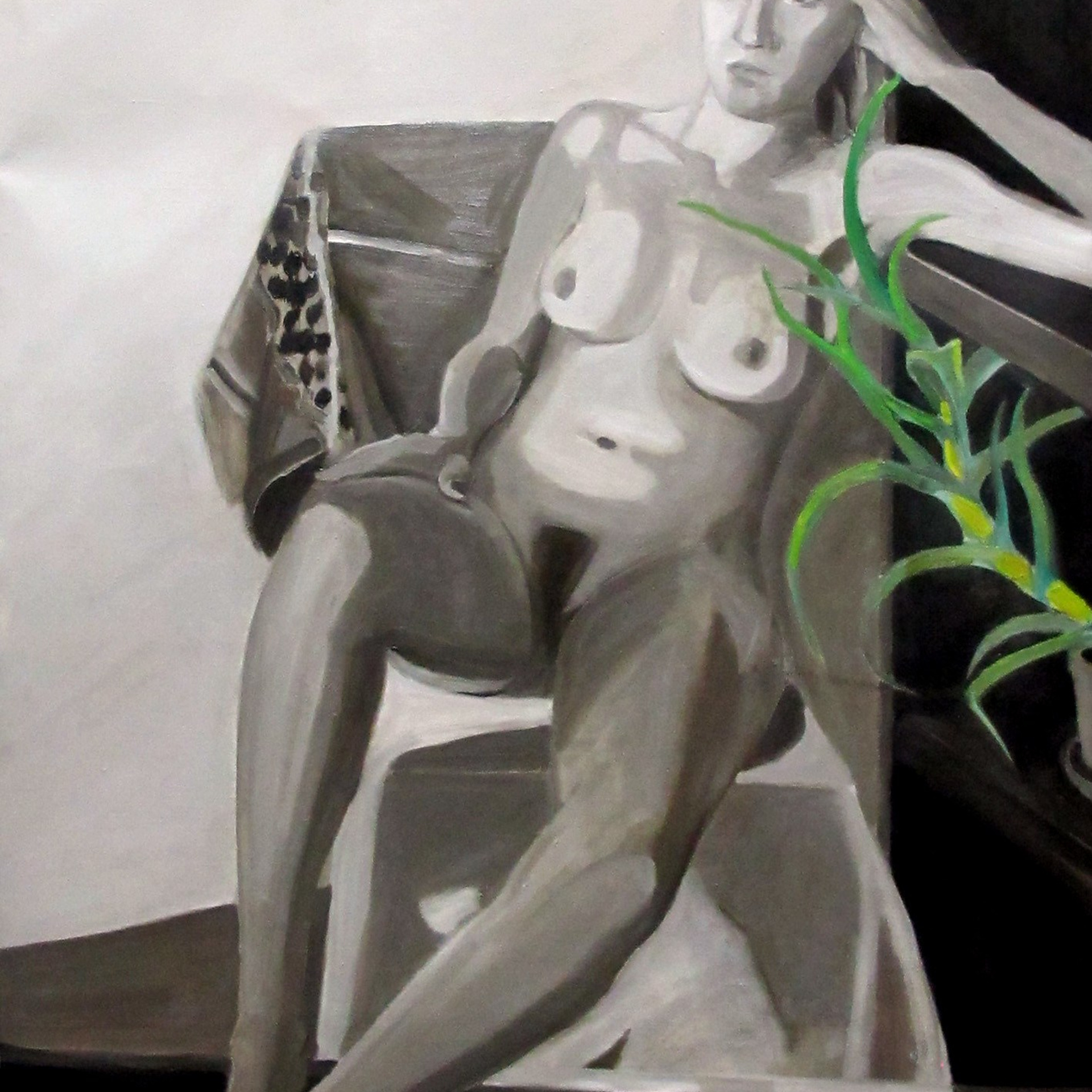 Laboring up [the painting] with oil 2012 — 2019. Ilmira Bolotyan — Interdisciplinary Artist and Curator