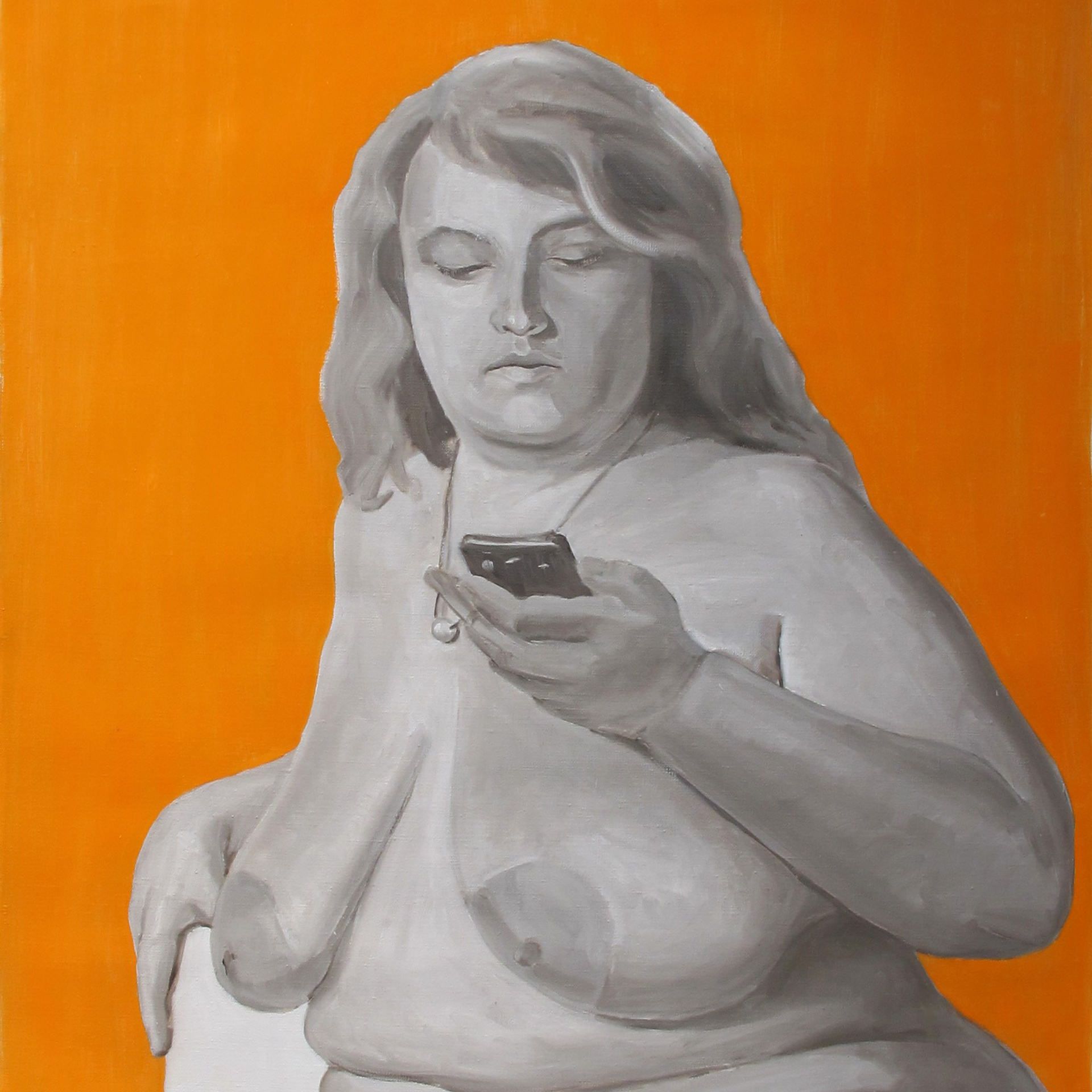 Laboring up [the painting] with oil 2012 — 2019. Ilmira Bolotyan — Interdisciplinary Artist and Curator