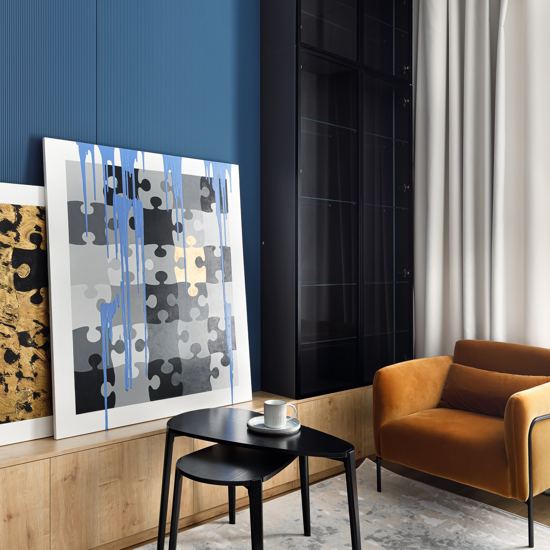 Современная двушка в&nbsp;ЖК&nbsp;Алиа. Дизайнер Екатерина Абдуллина «AEdesign»