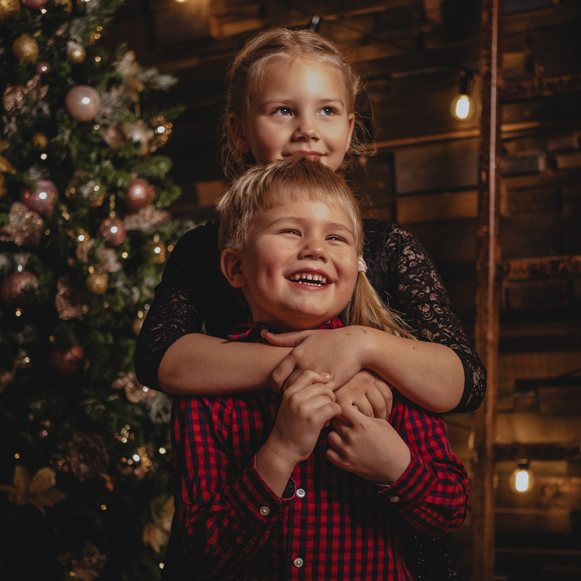 Сергей, Елена и детки