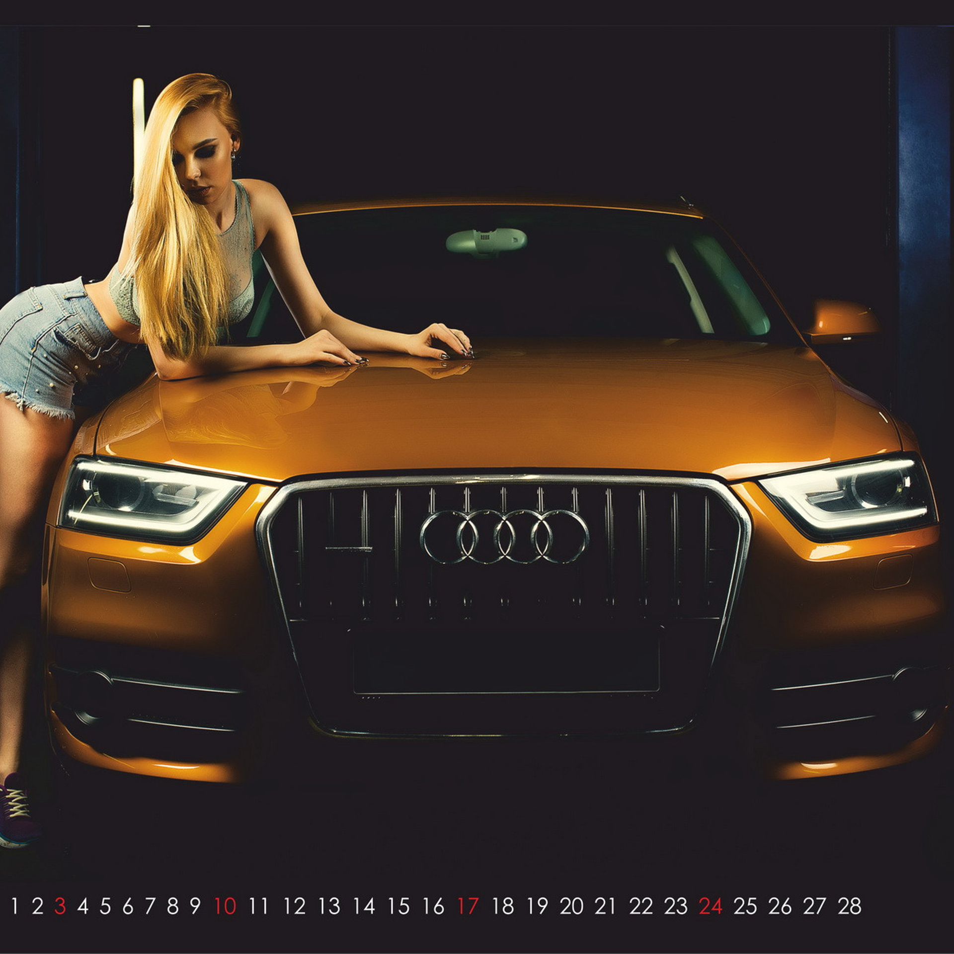 Календарь для сети автосервисов