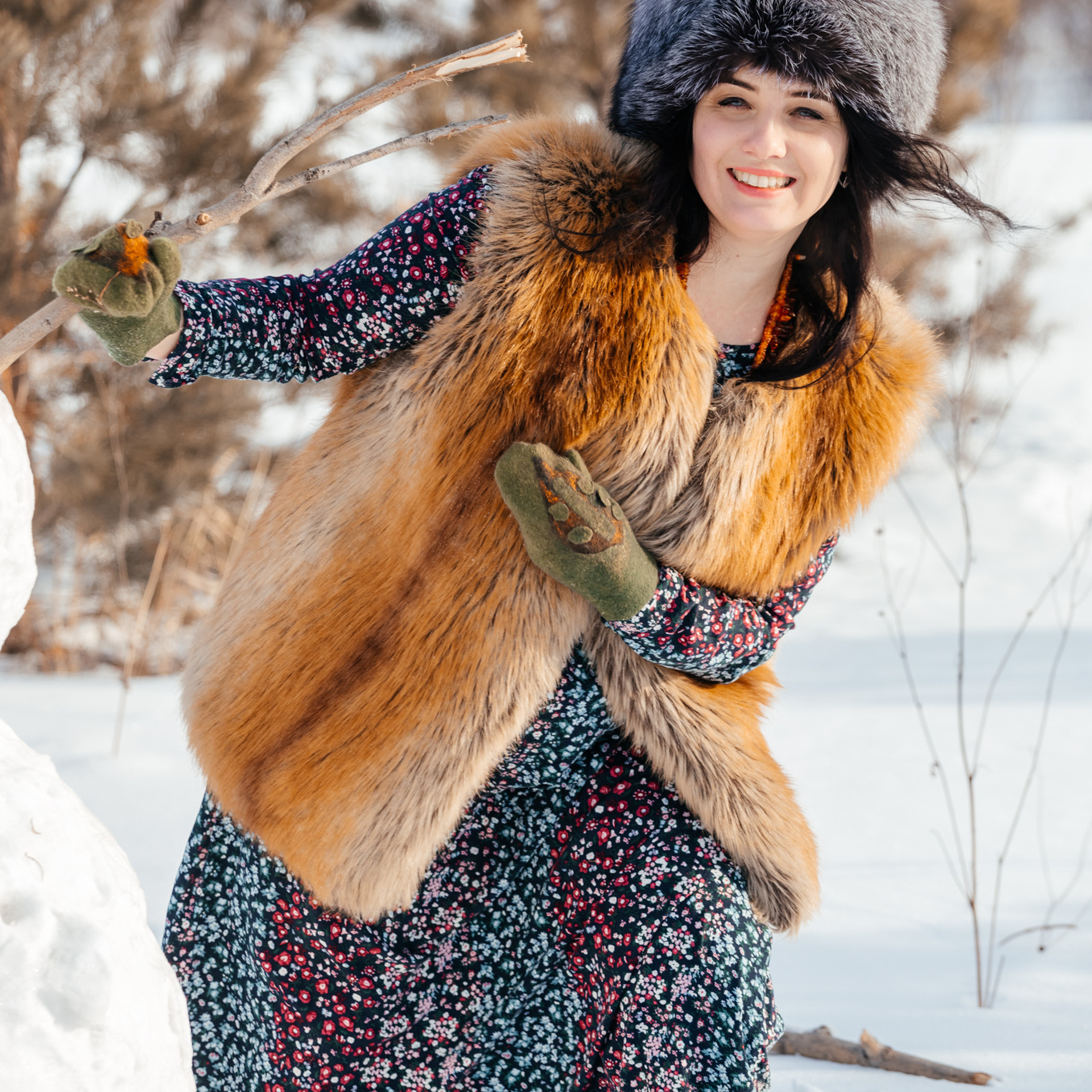 Ксюша. Зимние прогулки