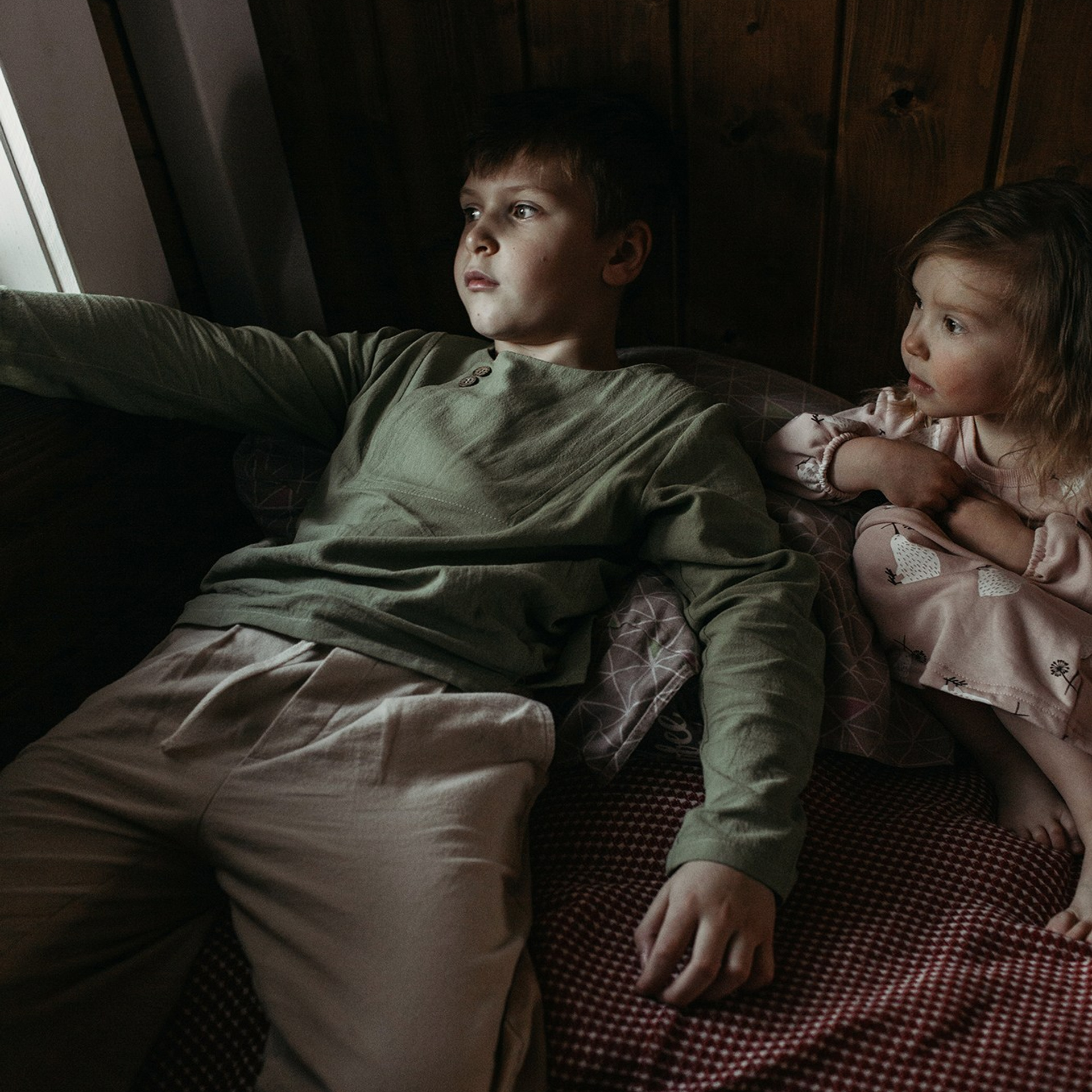 Анна с семьей